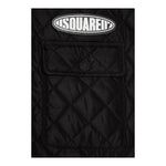 DSQUARED2 smanicato tinta unita con logo Nero per Neonato DQ2155 NERO DSQUARED2