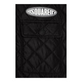 DSQUARED2 smanicato tinta unita con logo Nero per Neonato DQ2155 NERO DSQUARED2