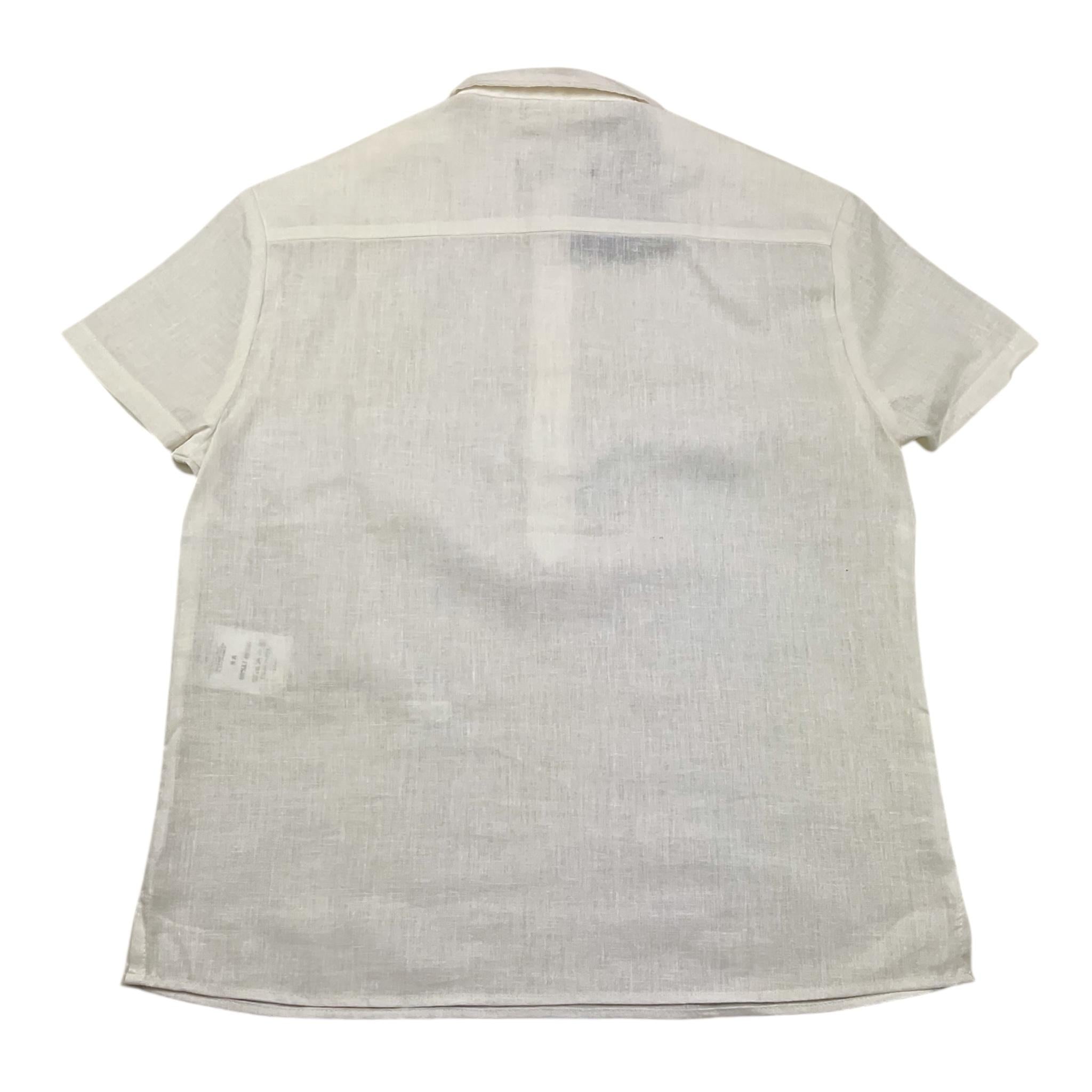 DANIELE ALESSANDRINI camicia tinta unita con colletto Panna per Bambino 1236MP00046 PANNA DANIELE ALESSANDRINI