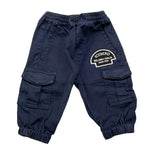 ICEBERG pantalone tinta unita con elastico in vita Blu per Neonato PTICE5301BNX BLU ICEBERG