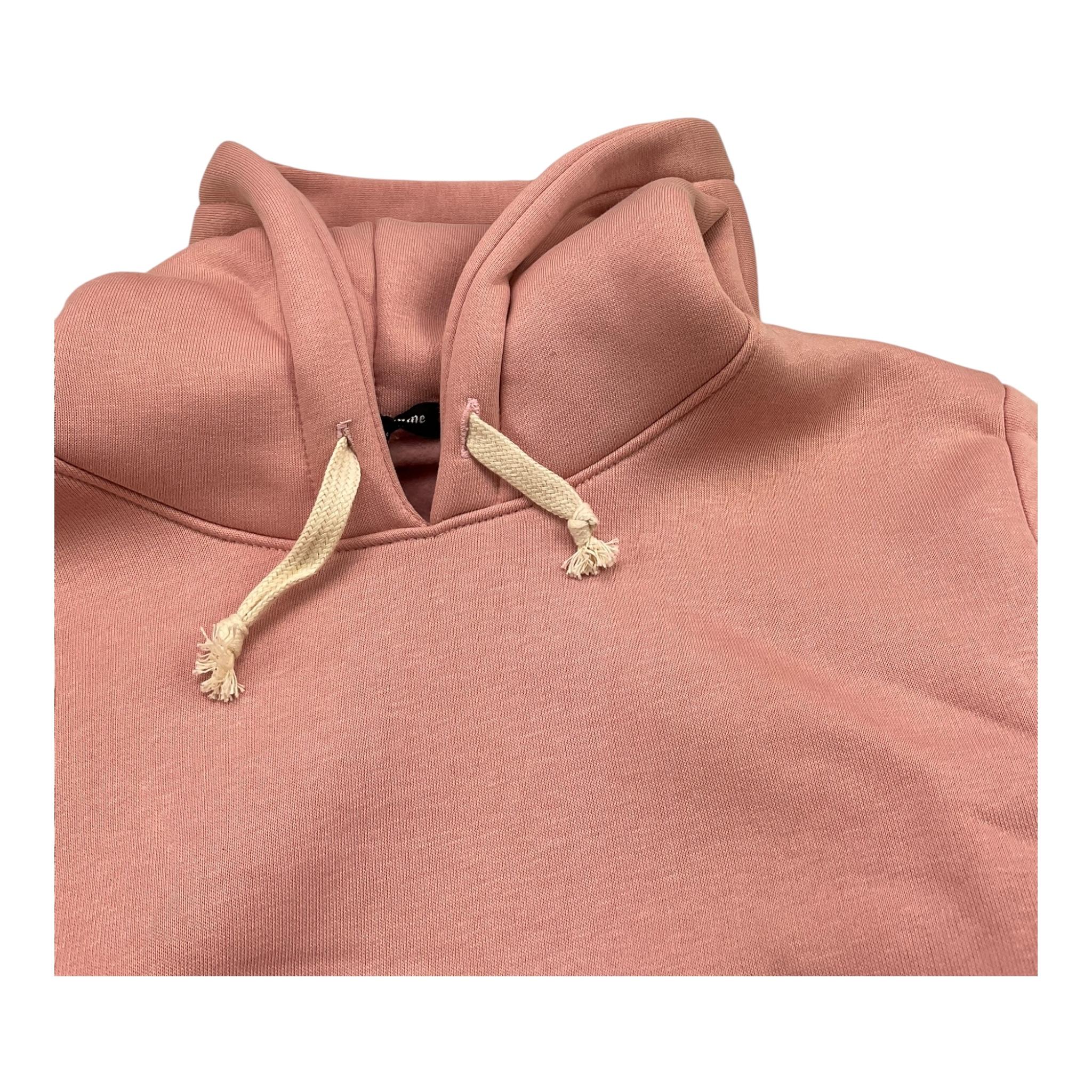 BRAND NAME felpa chiusa con cappuccio tinta unita Rosa per Bambino BN1099S ROSA BRAND NAME