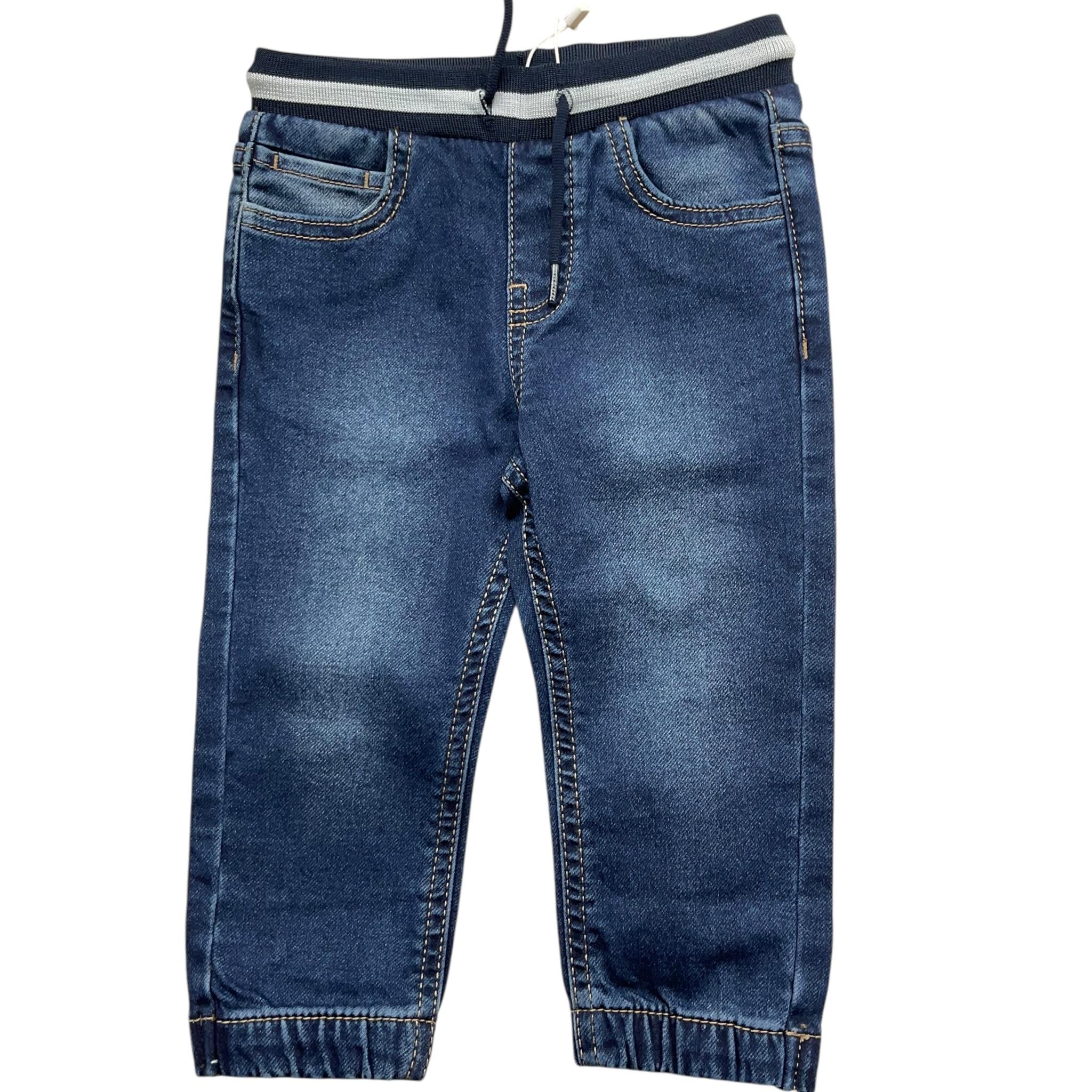 MAYORAL jeans elasticizzato tinta unita con elastico in vita Blu notte per Neonato 2534X BLU NOTTE MAYORAL