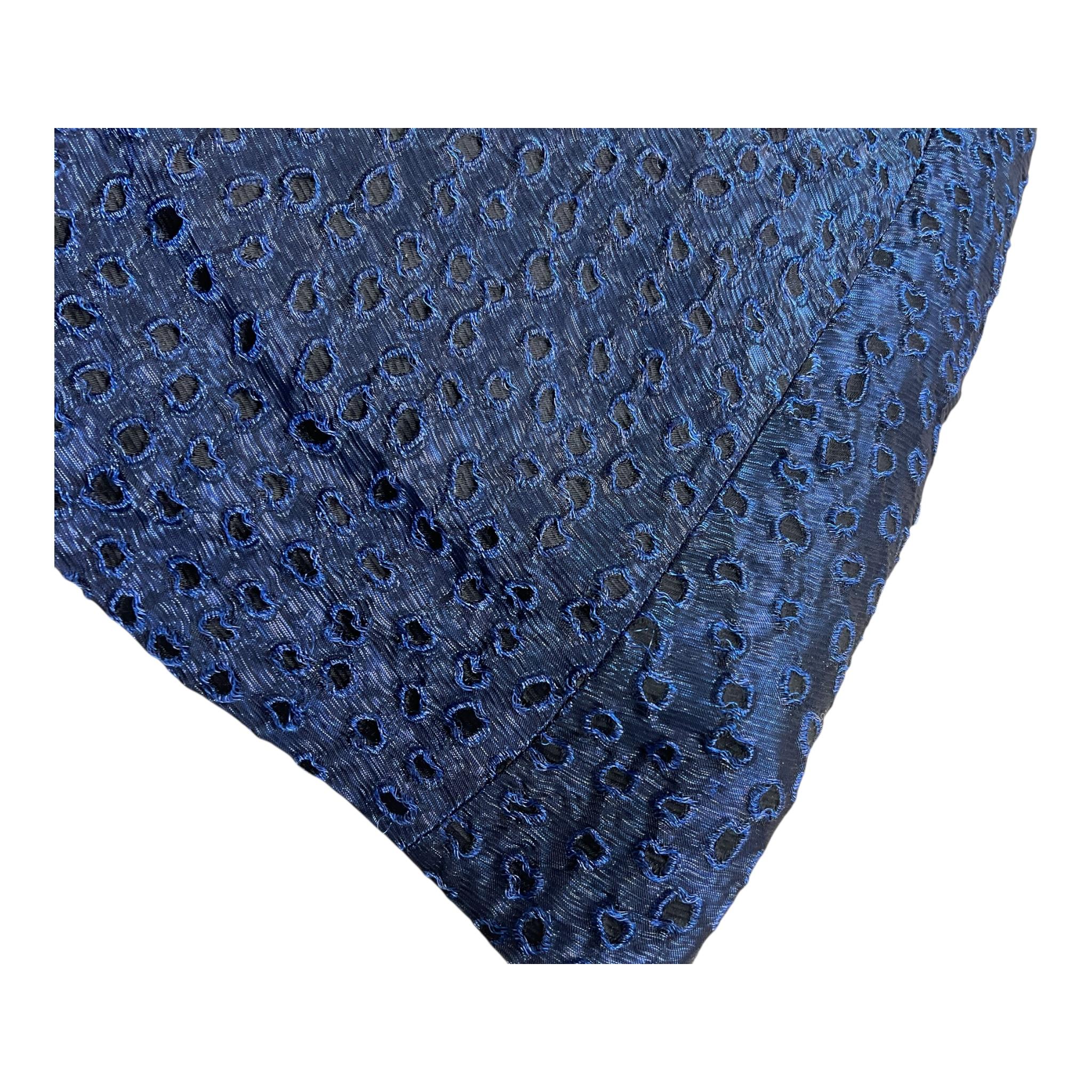 MIMISOL abito tinta unita mezza manica con ricami Blu per Neonata MFAB586N BLU MIMISOL
