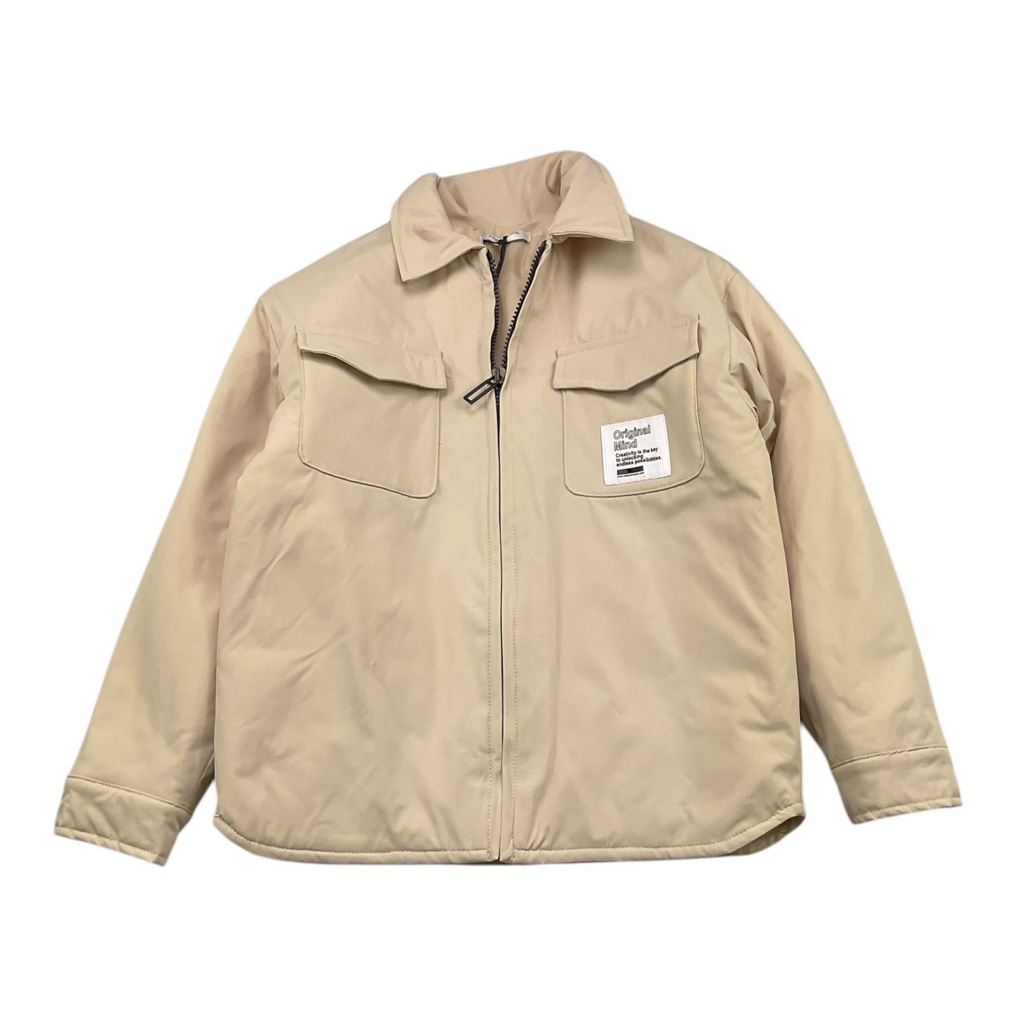 PAOLO PECORA giubbino tinta unita con zip Beige per Bambino PP4170 BEIGE PAOLO PECORA