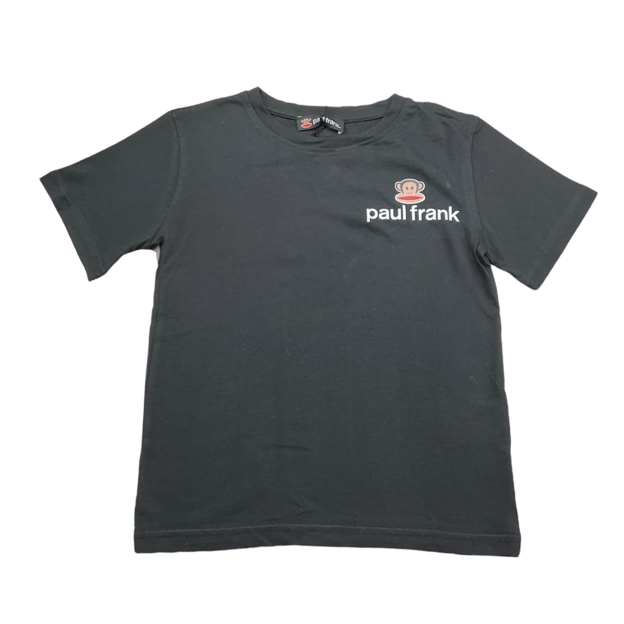 PAUL FRANK t-shirt tinta unita girocollo con stampa Nero per Bambino 13152 NERO PAUL FRANK