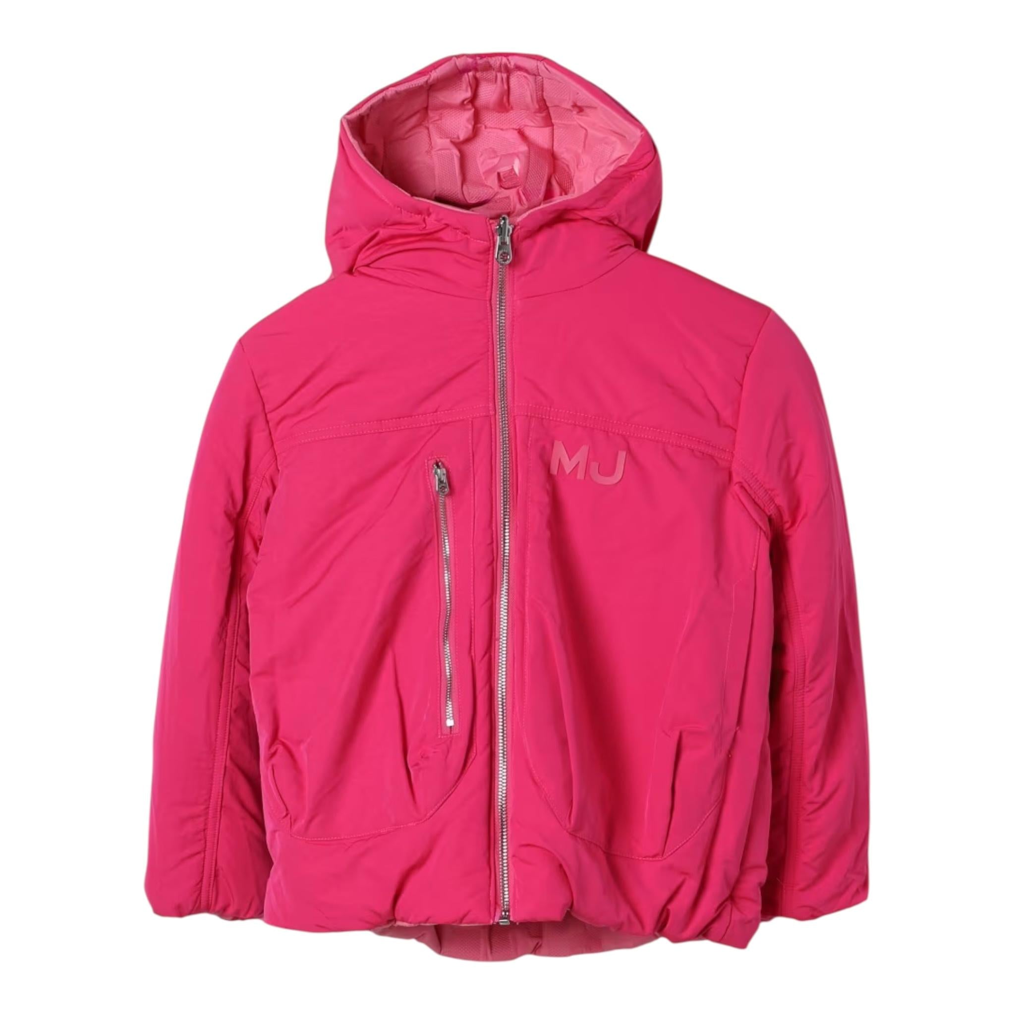 MARC JACOBS giubbino bicolore reversibile con cappuccio Rosa/fuxia per Neonata W60306N ROSA/FUXIA MARC JACOBS