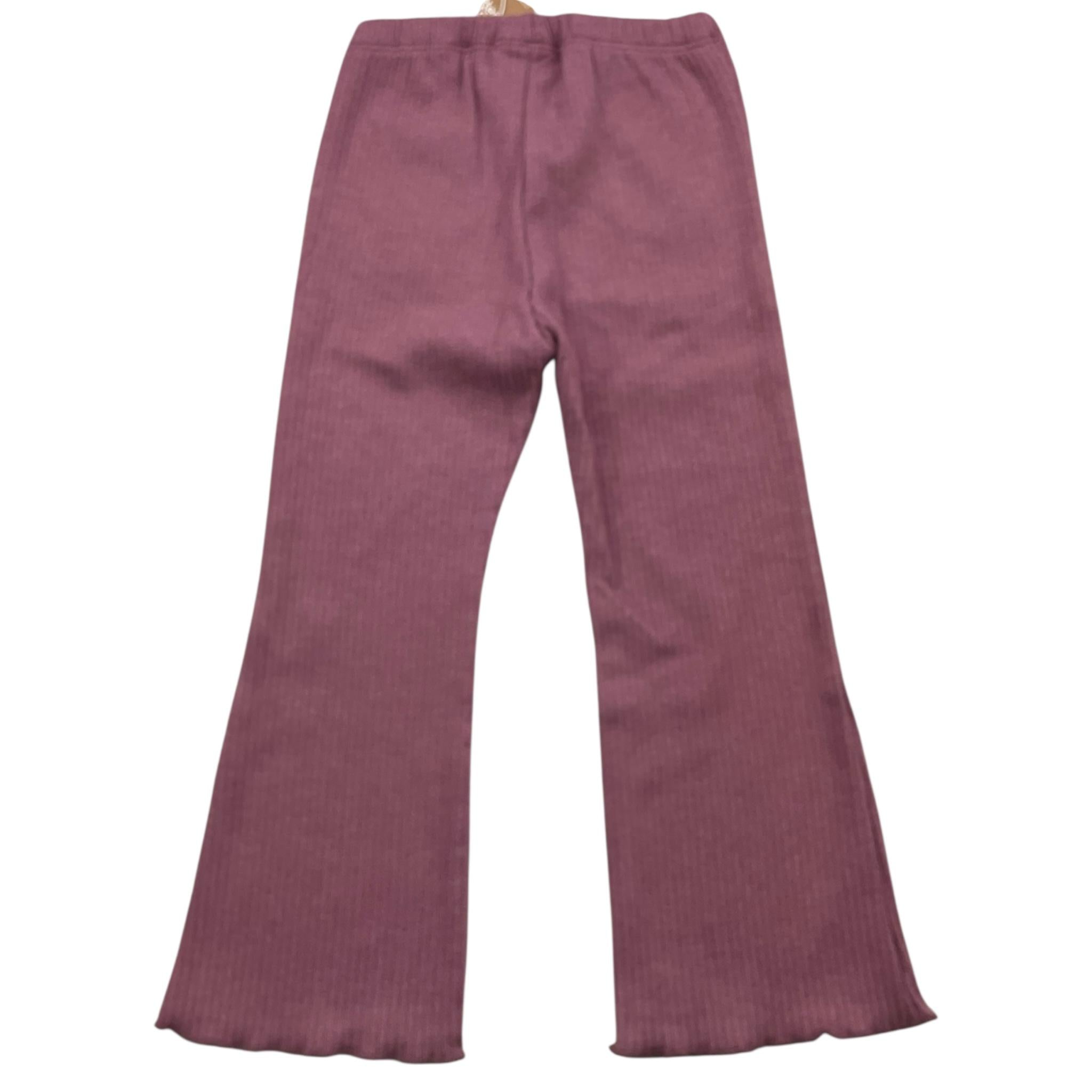 MAYORAL pantalone tinta unita modello a zampa Glicine per Bambina 2704 GLICINE MAYORAL