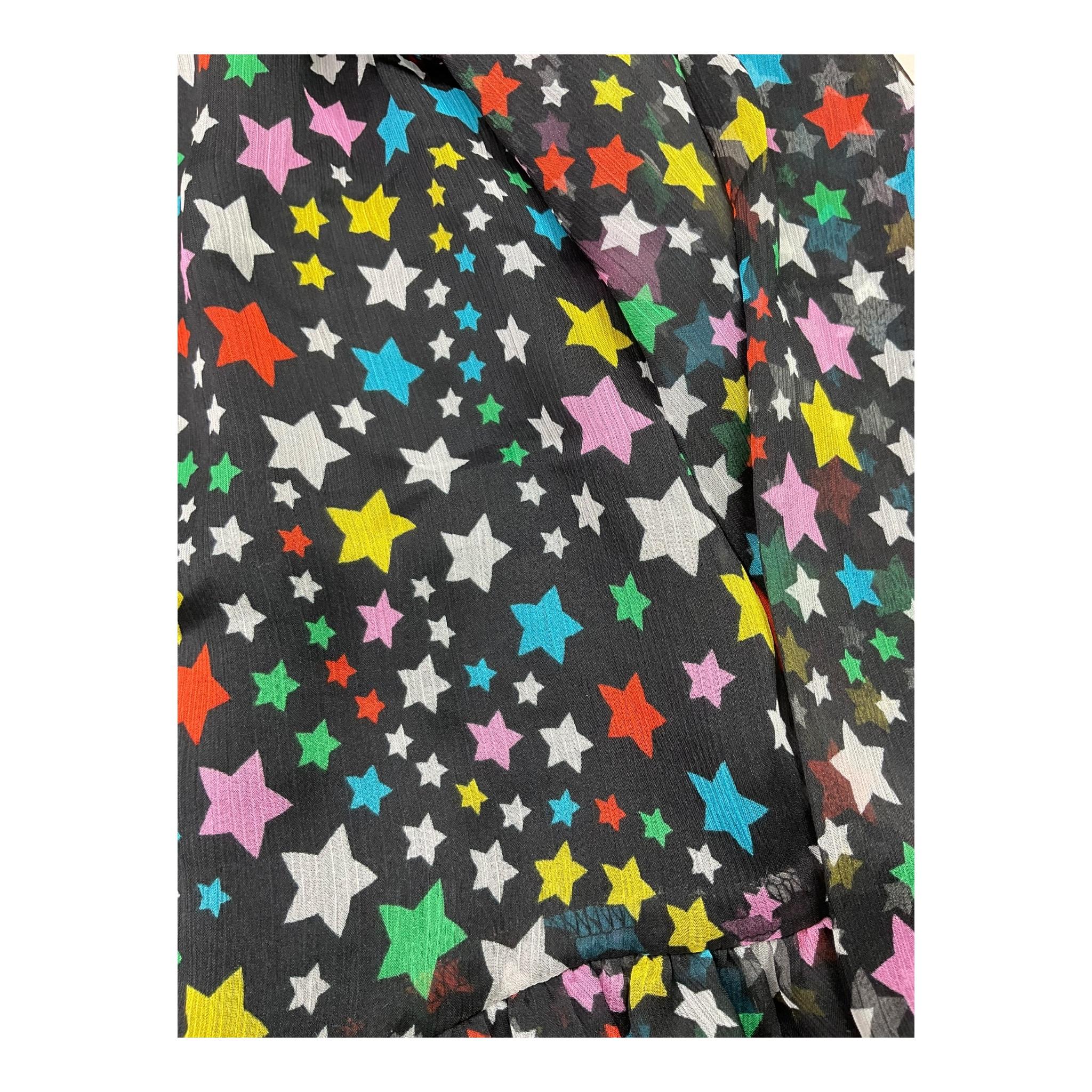 STELLA McCARTNEY camicia manica lunga fantasia stelle Nero per Bambina TV5A40X NERO STELLA McCARTNEY