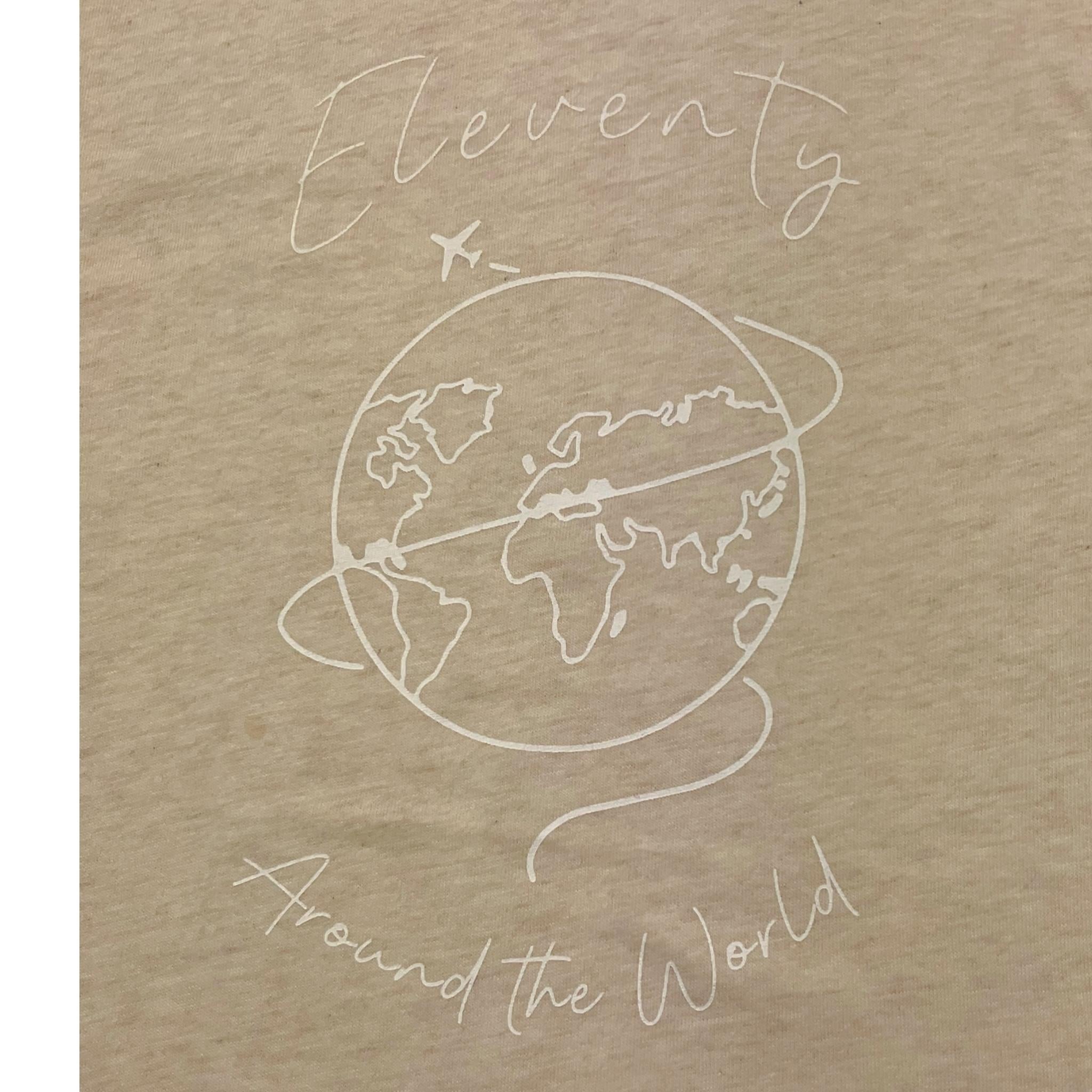 ELEVENTY t-shirt tinta unita con stampa Beige per Bambino EV8P31 BEIGE ELEVENTY