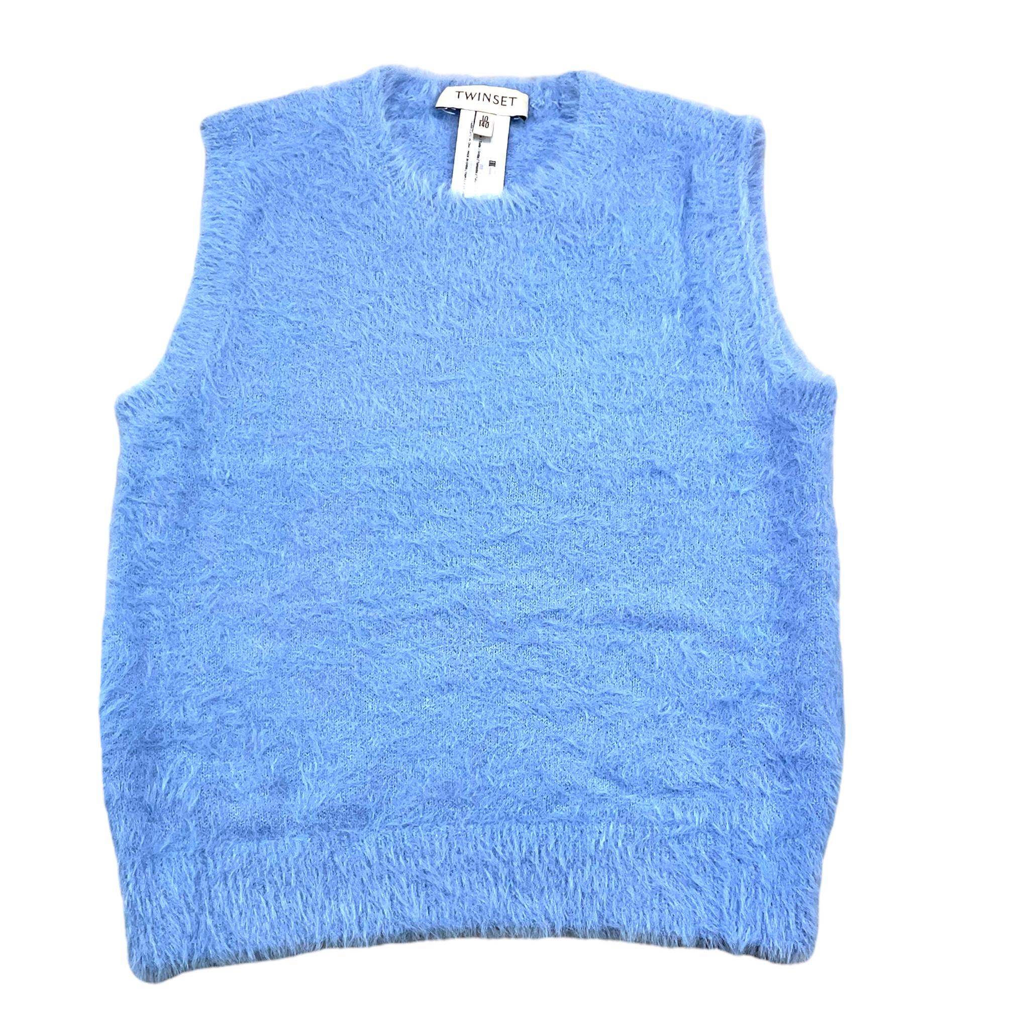 MOSCHINO set cardigan-canotte tinta unita Azzurro per Bambina 242GJ3211 AZZURRO MOSCHINO