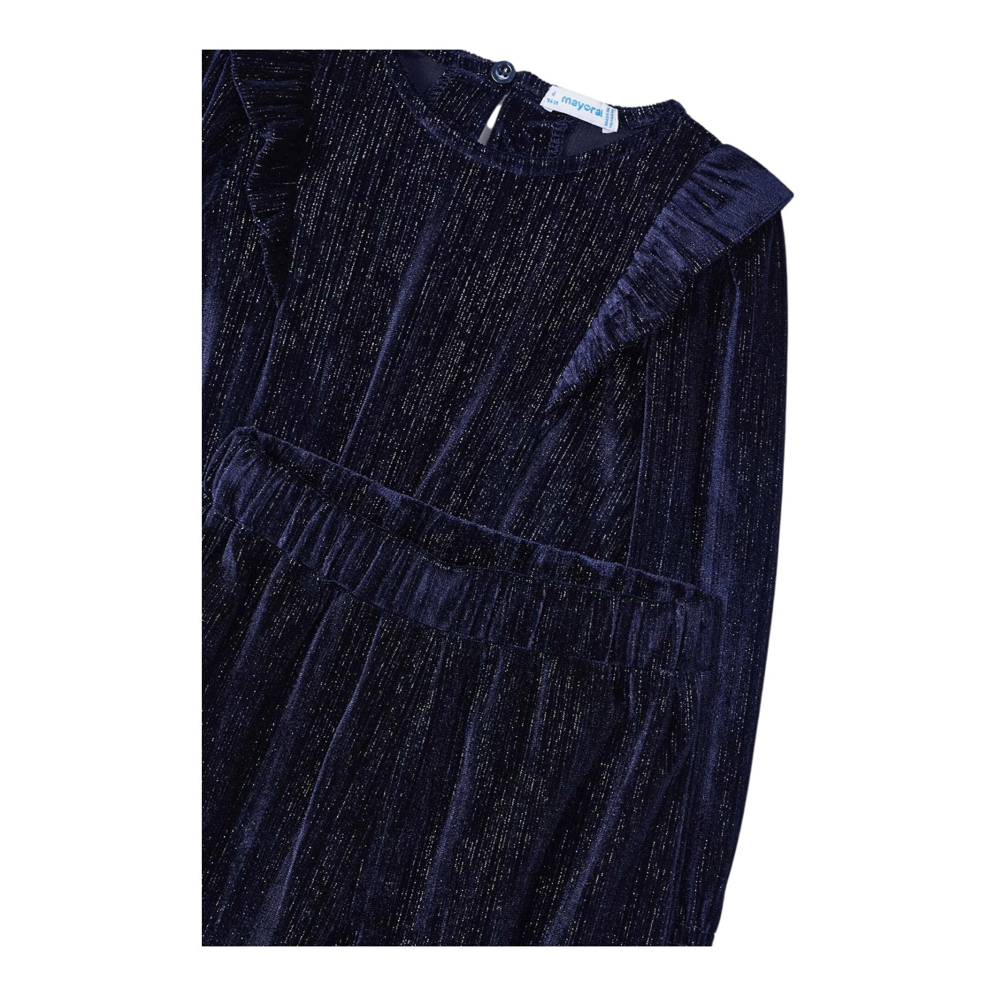 MAYORAL completo 2 pezzi shirt-pantalone tinta unita Blu per Bambina 4550J BLU MAYORAL