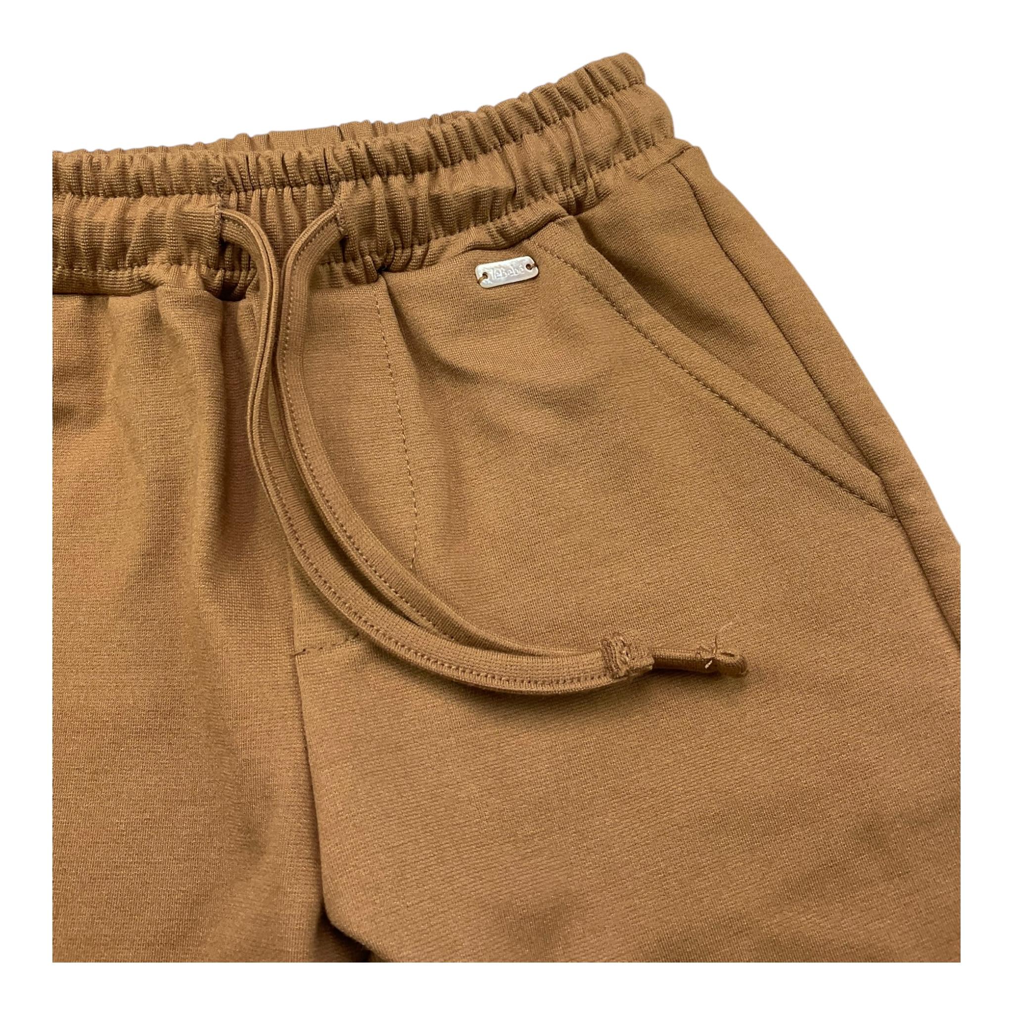LE BEBE' pantalone tinta unita con elastico in vita Marrone per Neonato LBB5182 MARRONE LE BEBE'