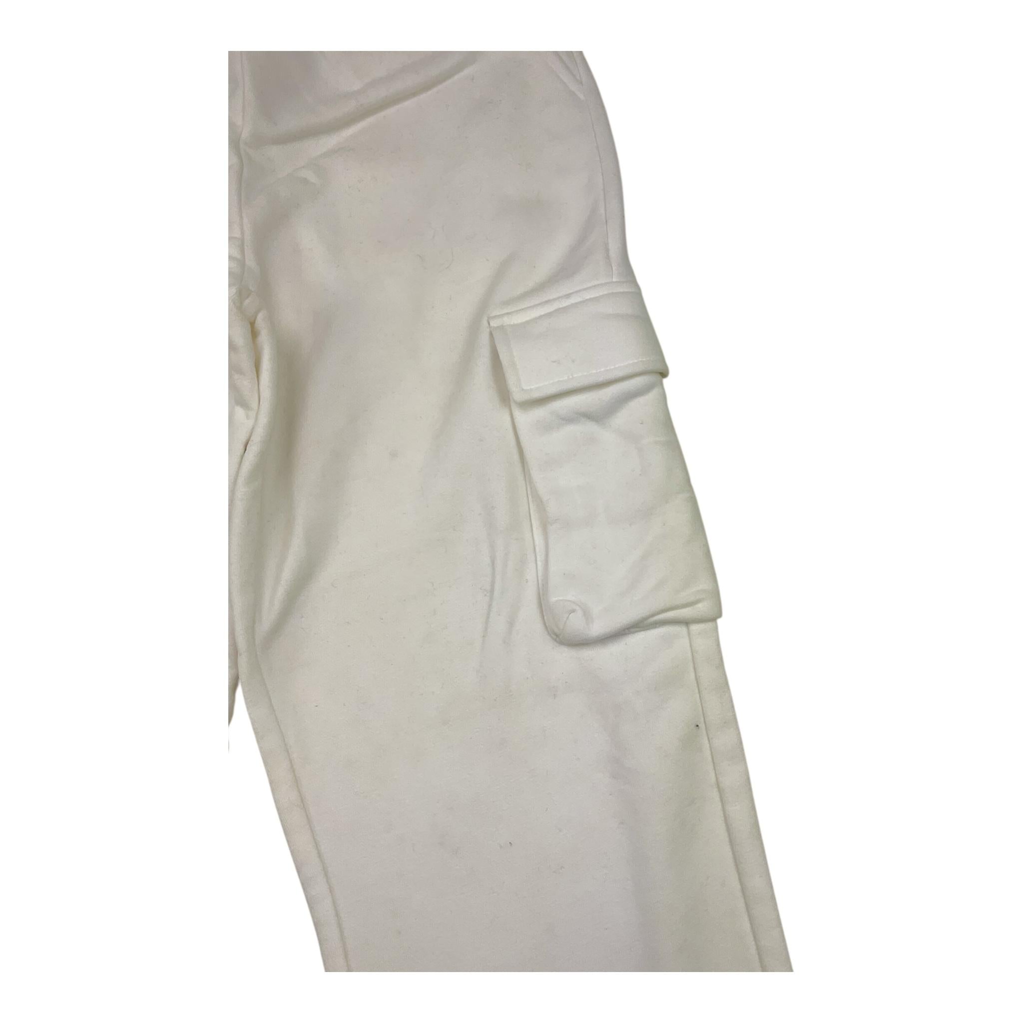 MANILA GRACE pantalone tinta unita con elastico in vita Bianco per Bambina MG2337 BIANCO MANILA GRACE