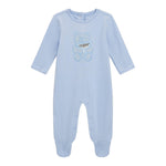 GUESS tutina tinta unita gircollo Azzurro per Neonata H3YW02J1314 AZZURRO GUESS