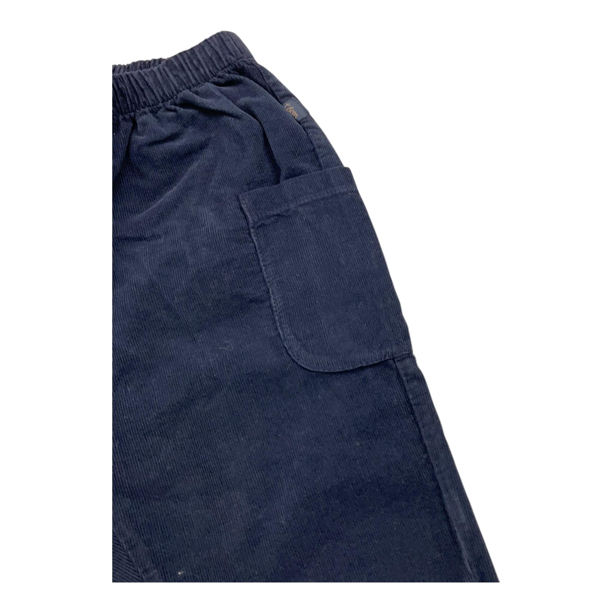 TEDDY E MINOU pantalone tinta unita con elastico in vita Blu per Neonato I23PT010V6014 BLU TEDDY E MINOU