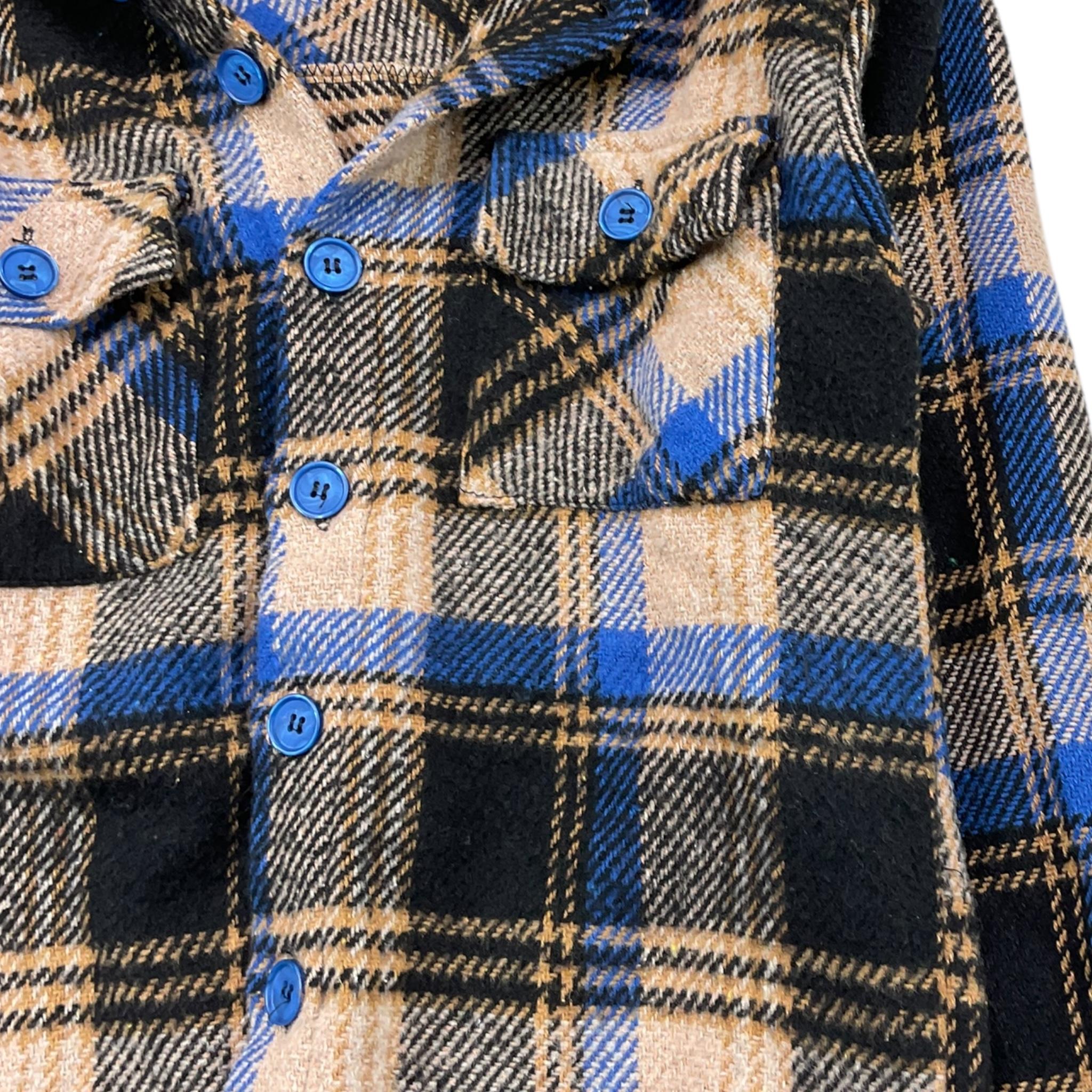 NEVER TOO camicia tricolore con fantasia manica lunga Beige per Bambino NT1418B BEIGE NEVER TOO