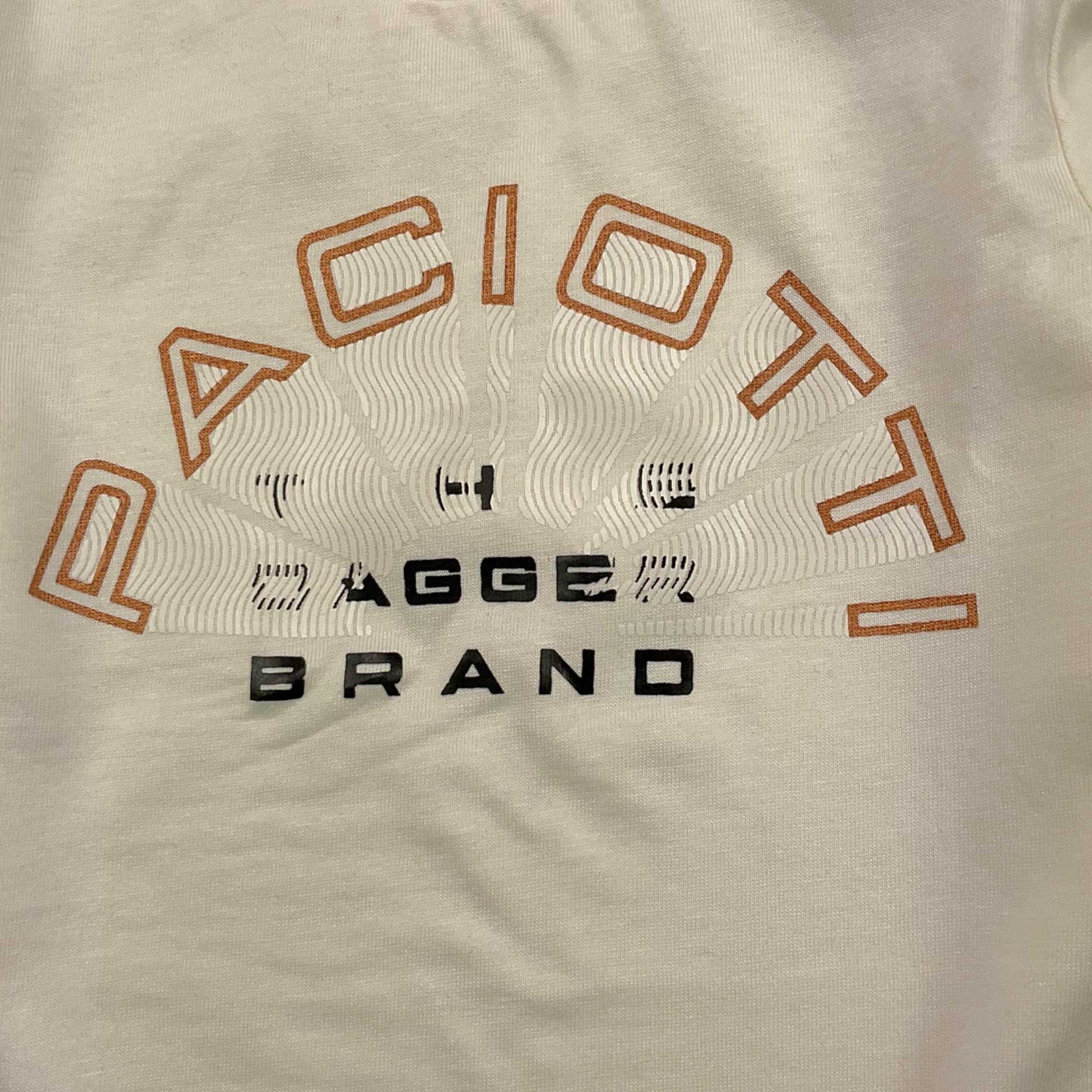 CESARE PACIOTTI shirt girocollo tinta unita con stampa Panna per Neonato TSP5319B PANNA CESARE PACIOTTI