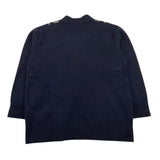 PAOLO PECORA cardigan tinta unita con rombi Blu per Bambino PP4088 BLU PAOLO PECORA