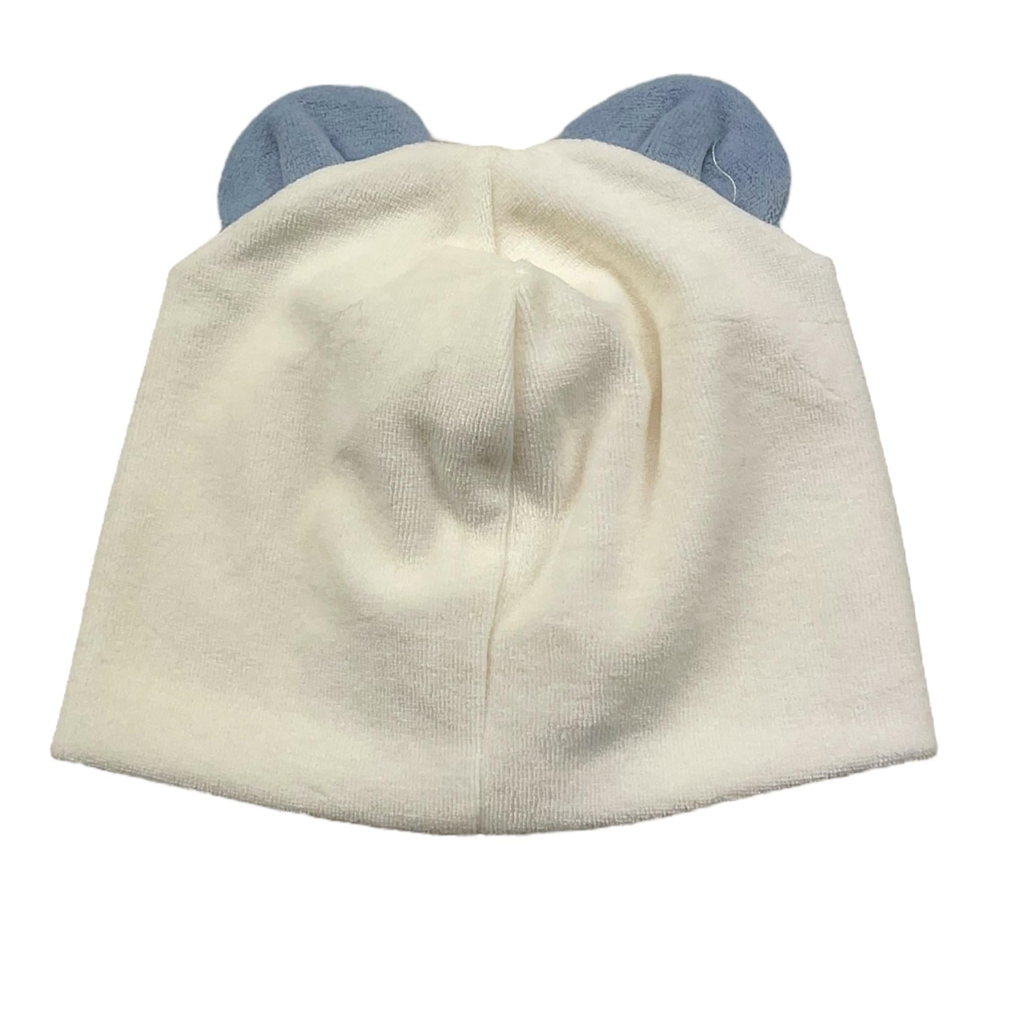 LA STUPENDERIA cappello tinta unita con orecchie Bianco per Neonato TBCP01 BIANCO LA STUPENDERIA