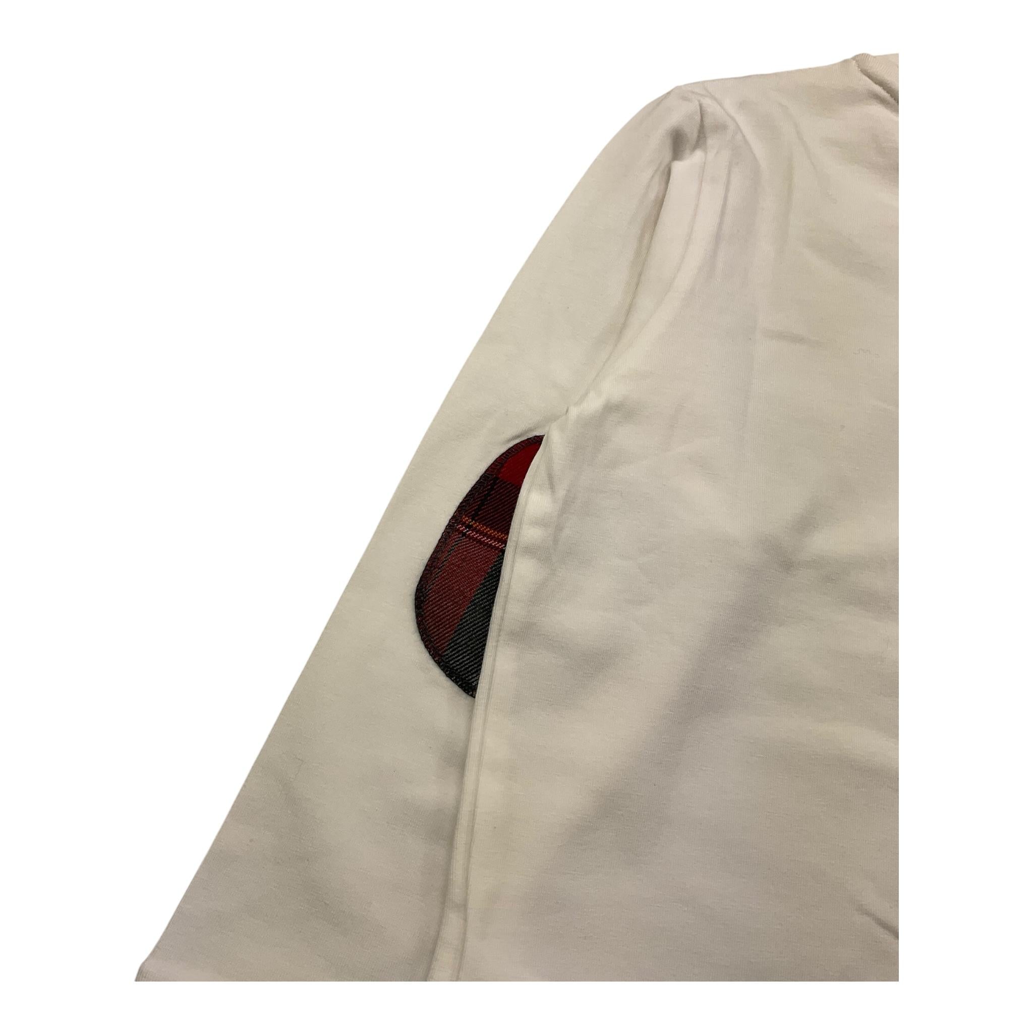 MALVI & CO shirt girocollo tinta unita con toppe Panna per Bambino FCCB201CAJJ PANNA MALVI & CO