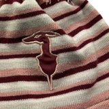 TRUSSARDI cappello tinta unita con pon pon e fantasia a righe Bianco per Neonata TIA25225HA BIANCO TRUSSARDI