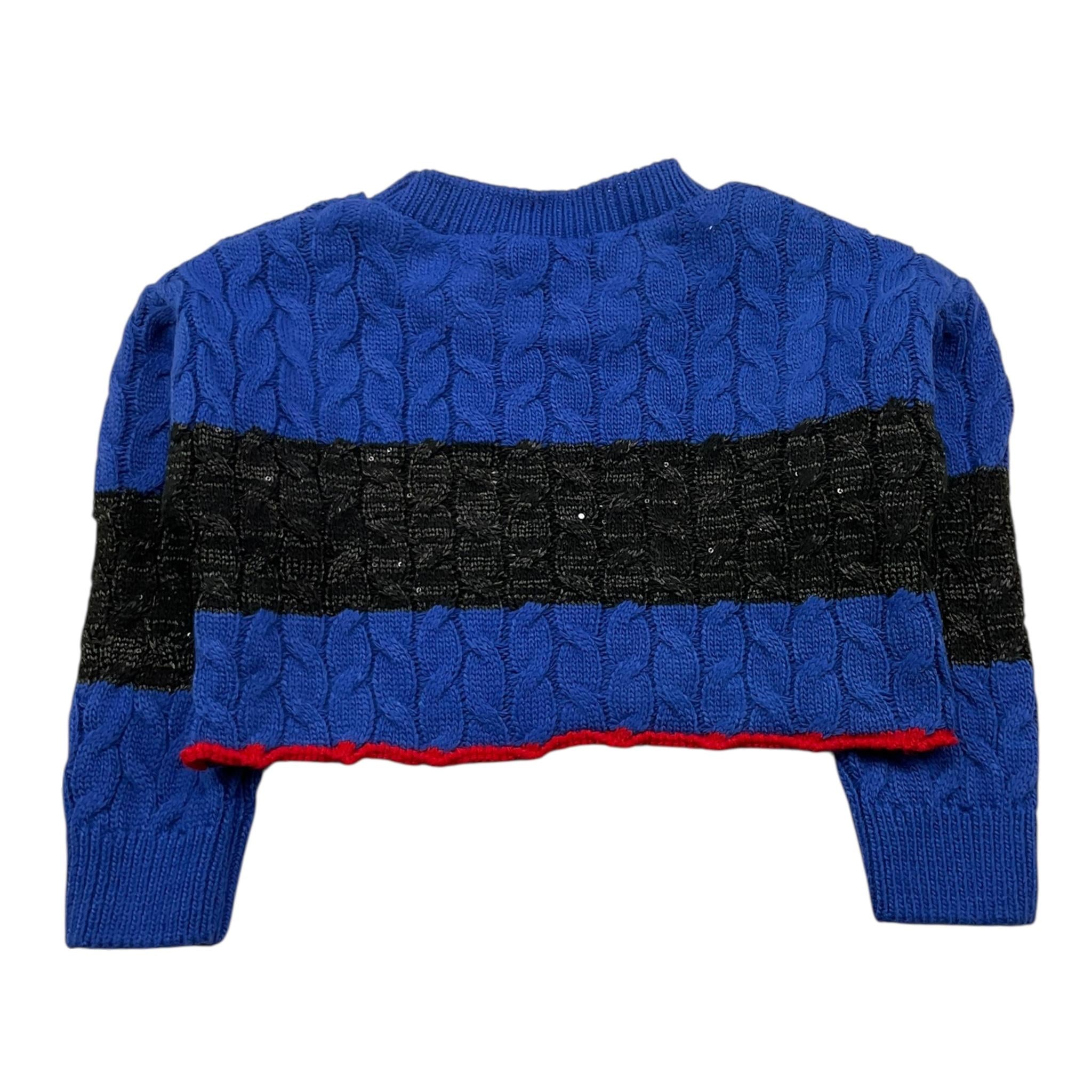 VICOLO maglia tinta unita girocollo Blu per Bambina 3141WY00095X BLU VICOLO