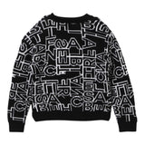 ELISABETTA FRANCHI maglia girocollo tinta unita con stampe in contrasto Nero per Bambina EGMA029 NERO ELISABETTA FRANCHI
