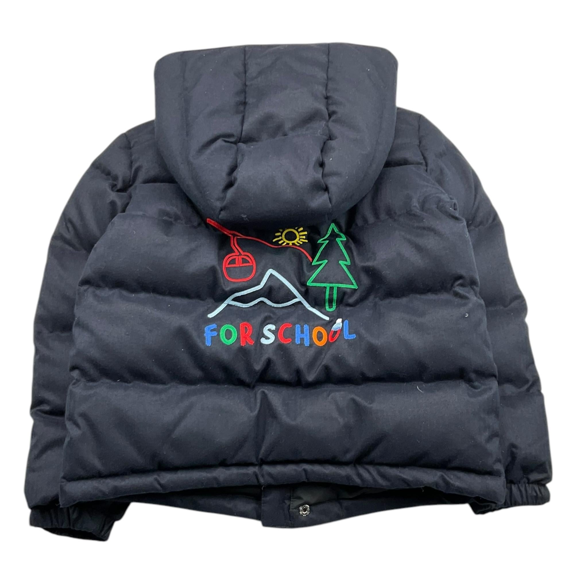 SAINT BARTH giubbino tinta unita con bottoni e cappuccio Blu per Bambino BAX0009 BLU SAINT BARTH