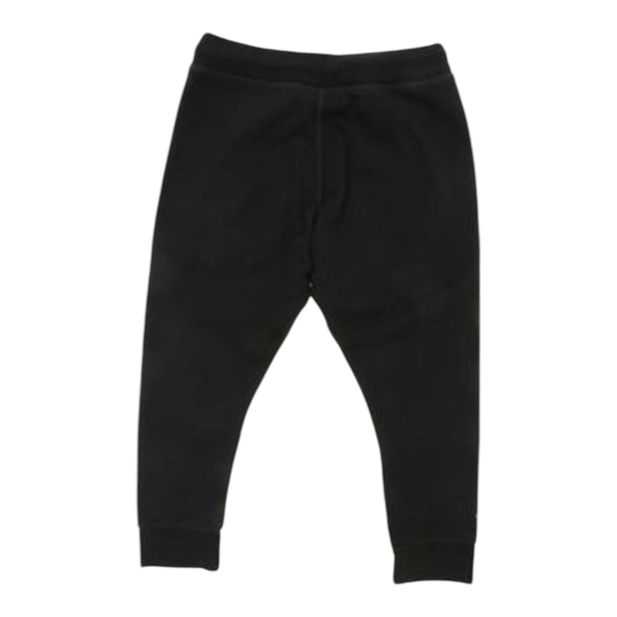 DSQUARED2 pantalone modello tuta tinta unita con stampa Nero per Bambino DQ046L NERO DSQUARED2