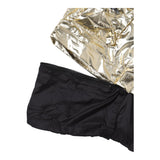 DKNY giubbino tinta unita con capuccio e zip Oro per Bambina D40076 ORO DKNY