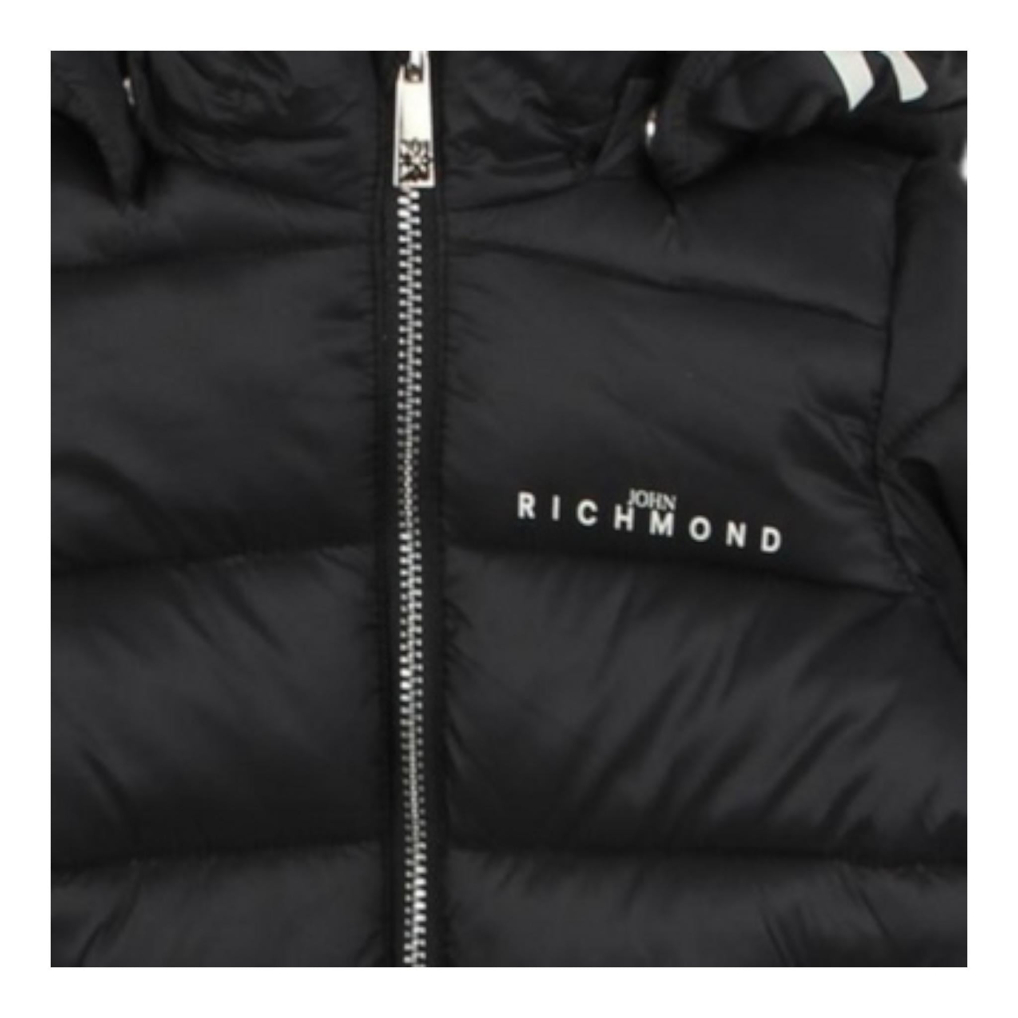JOHN RICHMOND giubbino tinta unita con cappuccio Nero per Neonato RIA24026PIXXX NERO JOHN RICHMOND