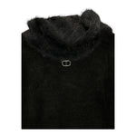 TWINSET abito tinta unita con pelliccia Nero per Bambina 242GJ3200XX NERO TWINSET