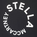 STELLA McCARTNEY felpa girocollo tinta unita con stampa Nero per Bambino TV4P50 NERO STELLA McCARTNEY