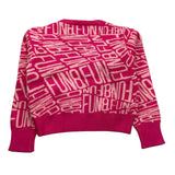 FUN & FUN maglia girocollo tinta unita con stampe in contrasto Fuxia per Neonata FNBSW15587NX FUXIA FUN & FUN