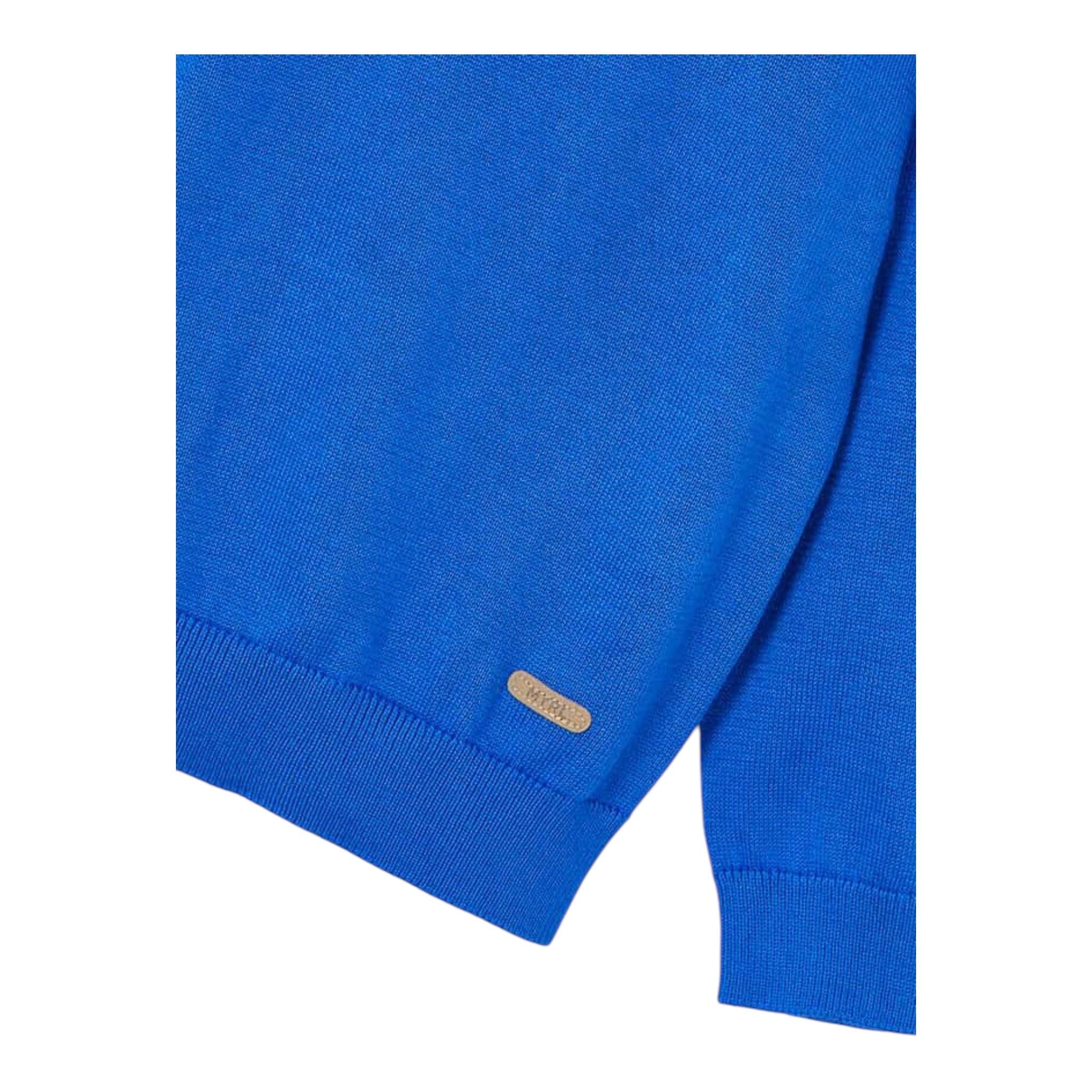 MAYORAL maglia girocollo tinta unita Cobalto per Bambino 323X COBALTO MAYORAL