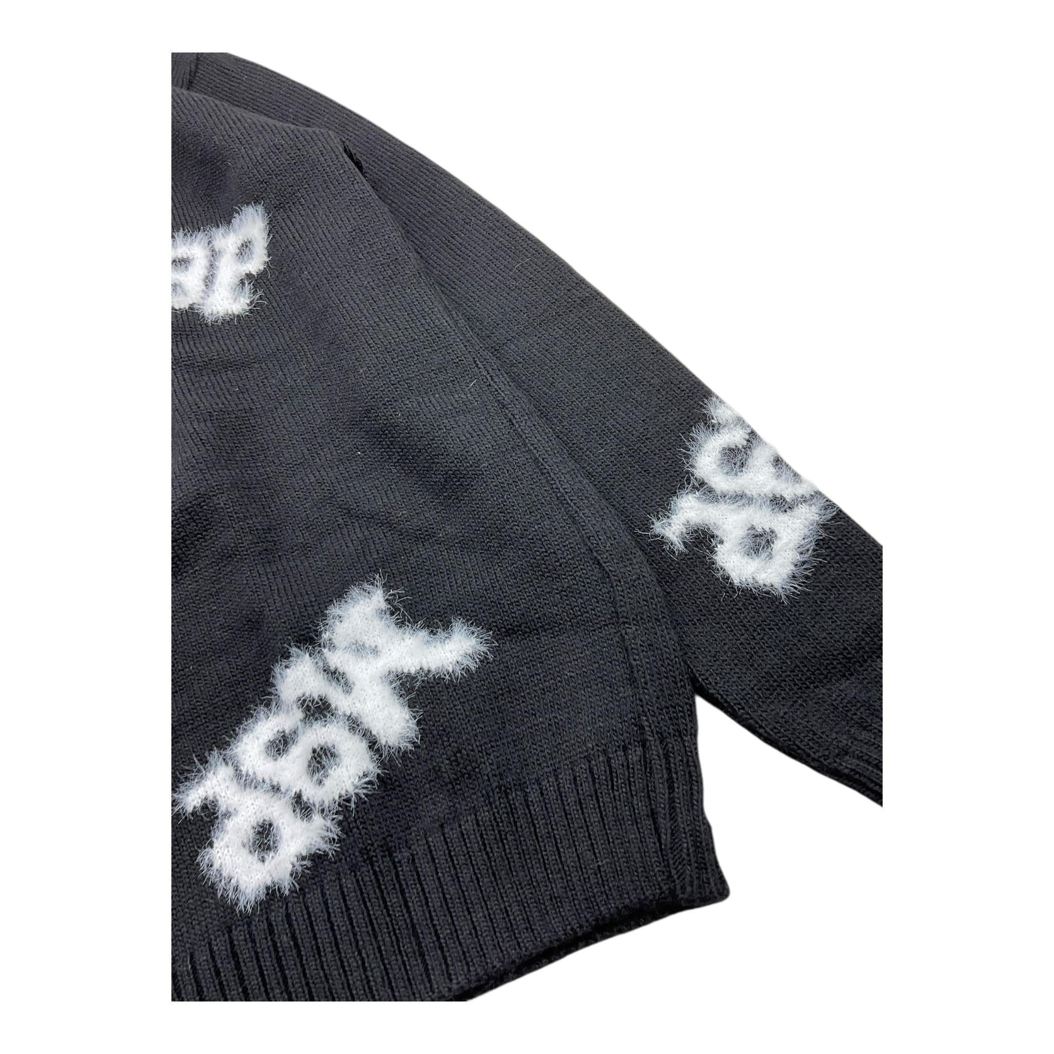 MAISON 9 PARIS maglia tinta unita con stampa Nero per Bambino 9154 NERO MAISON 9 PARIS