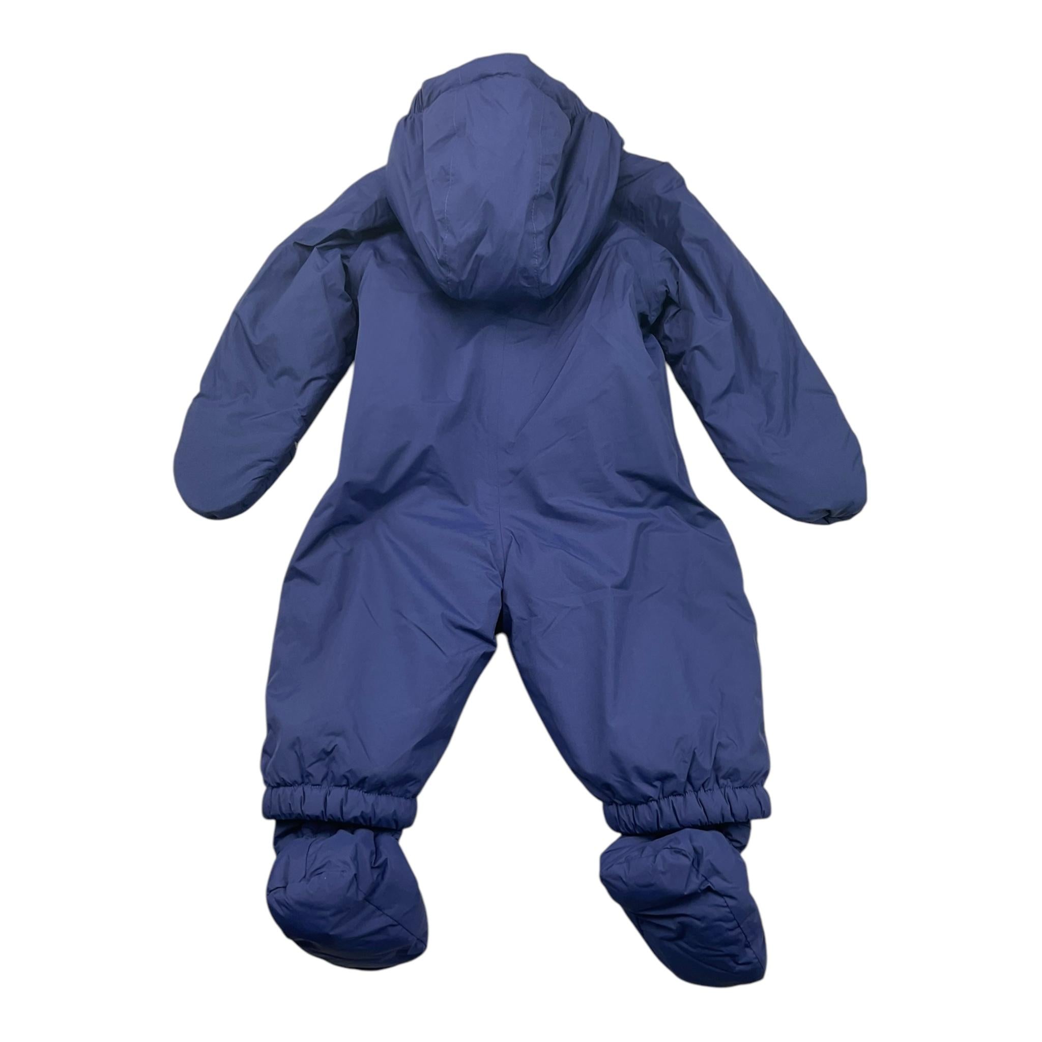 K-WAY eskimo tinta unita con cappuccio Blu per Neonato K8124PW BLU K-WAY