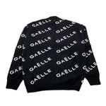 GAELLE maglia girocollo tinta unita con logo Nero per Bambina 2741W00409 NERO GAELLE