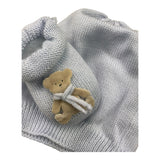 STORY LORIS set babbucce cappello tinta unita Azzurro per Neonato 21230 AZZURRO STORY LORIS