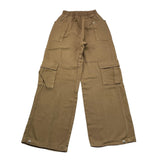 MONNALISA pantalone tinta unita modello palazzo Beige per Bambina 17B409 BEIGE MONNALISA