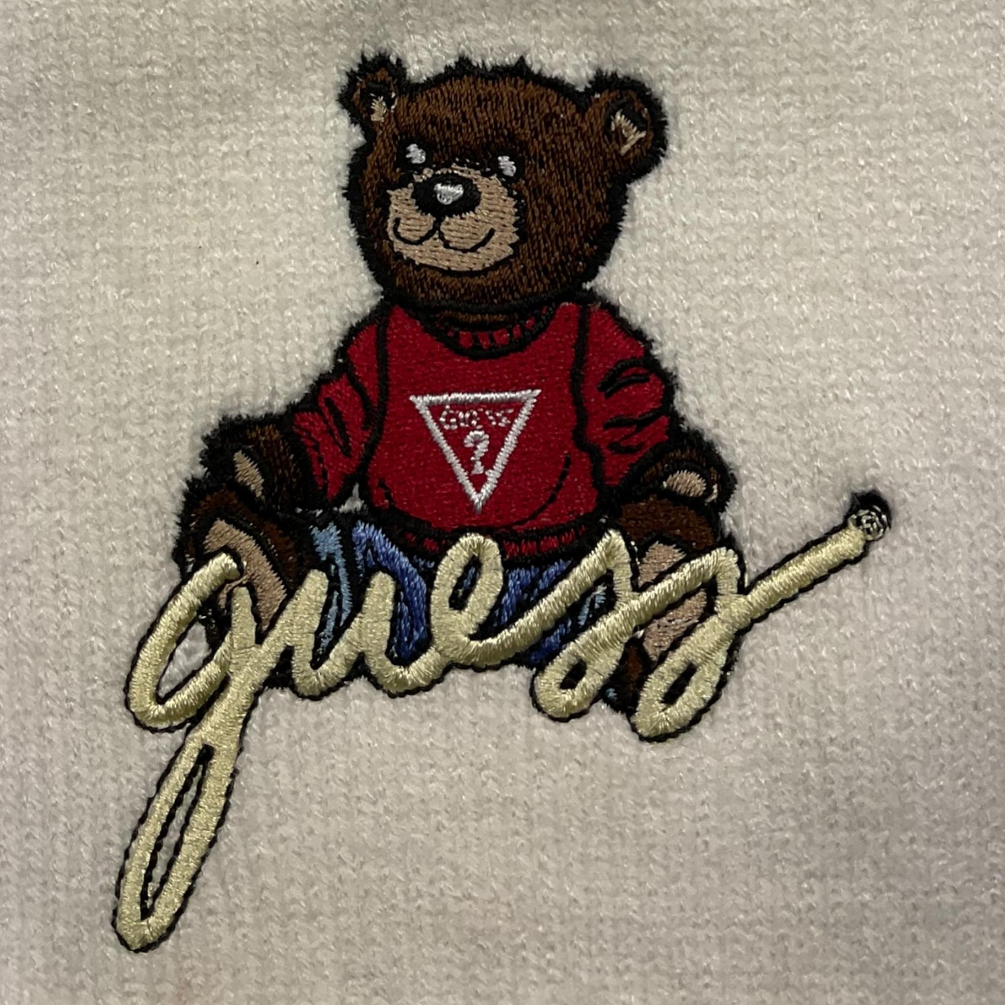 GUESS sciarpa tinta unita con stampa Panna per Bambino H4BZ10Z2QP0 PANNA GUESS