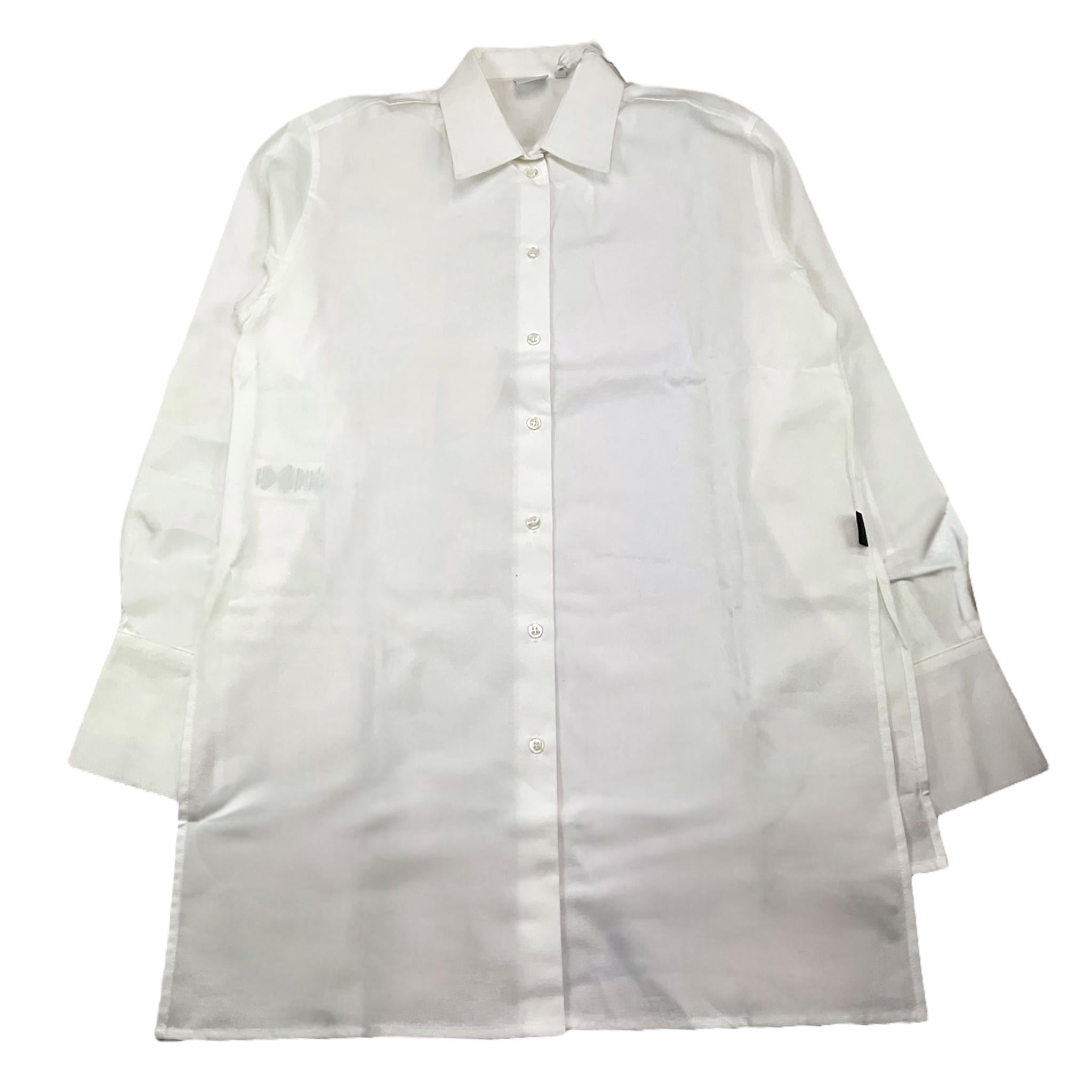 ASPESI camicia manica lunga tinta unita asimmetrica Bianco per Bambino F24042CLC0062 BIANCO ASPESI