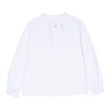 DOU DOU shirt tinta unita con collo elasticizzato Bianco per Bambina DT8A10X BIANCO DOU DOU