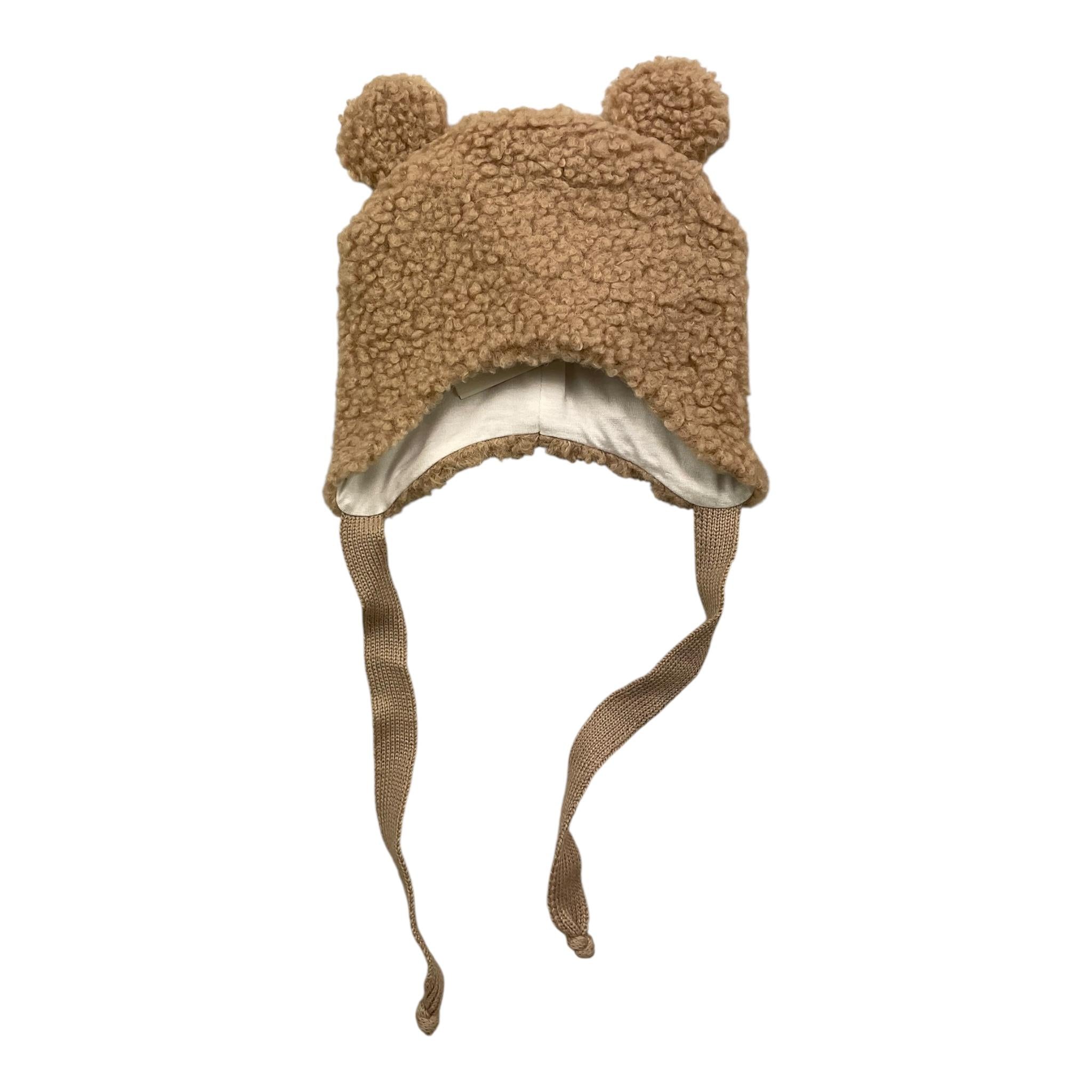 MARLU' cappello tinta unita con orecchie Beige per Neonato IG5573 BEIGE MARLU'