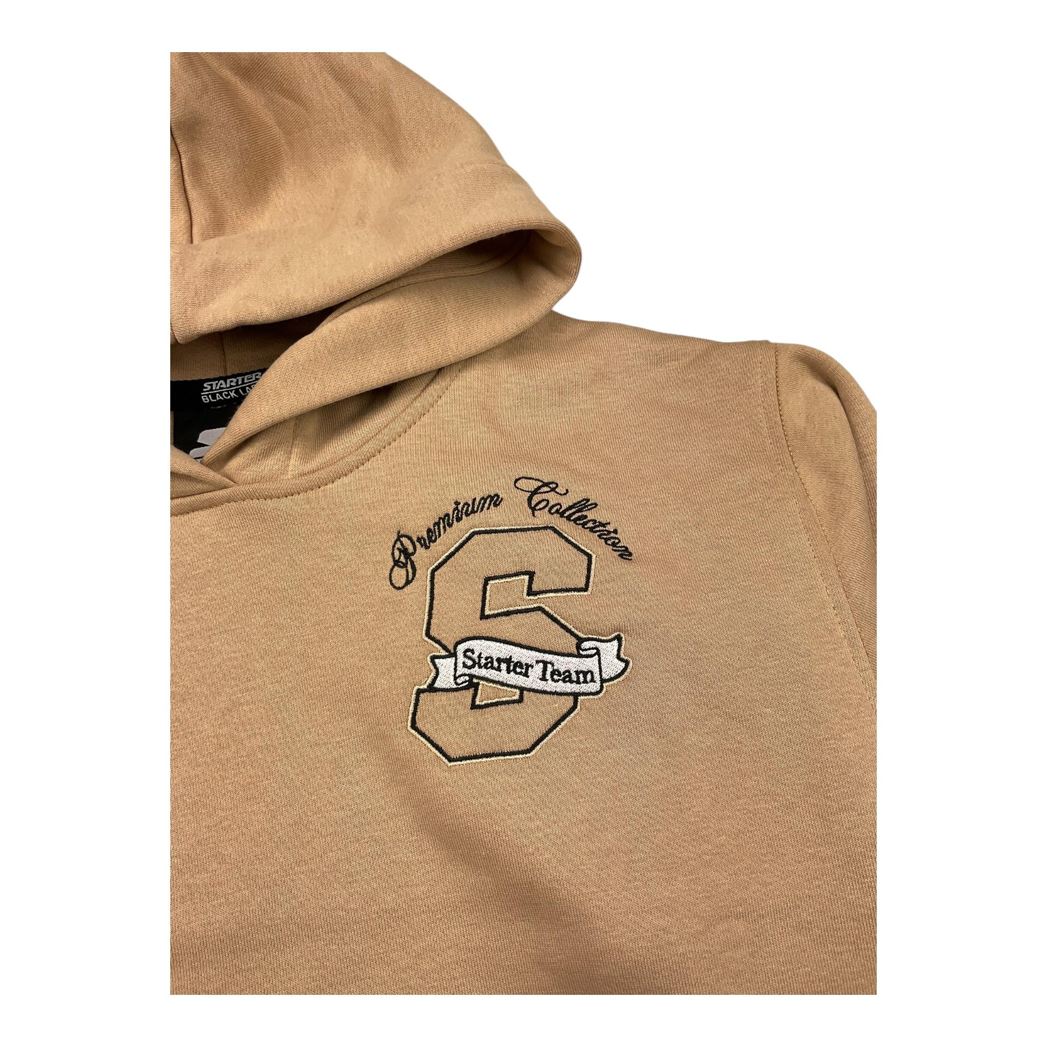 STARTER felpa chiusa con cappuccio modello crop Beige per Bambina 3307 BEIGE STARTER
