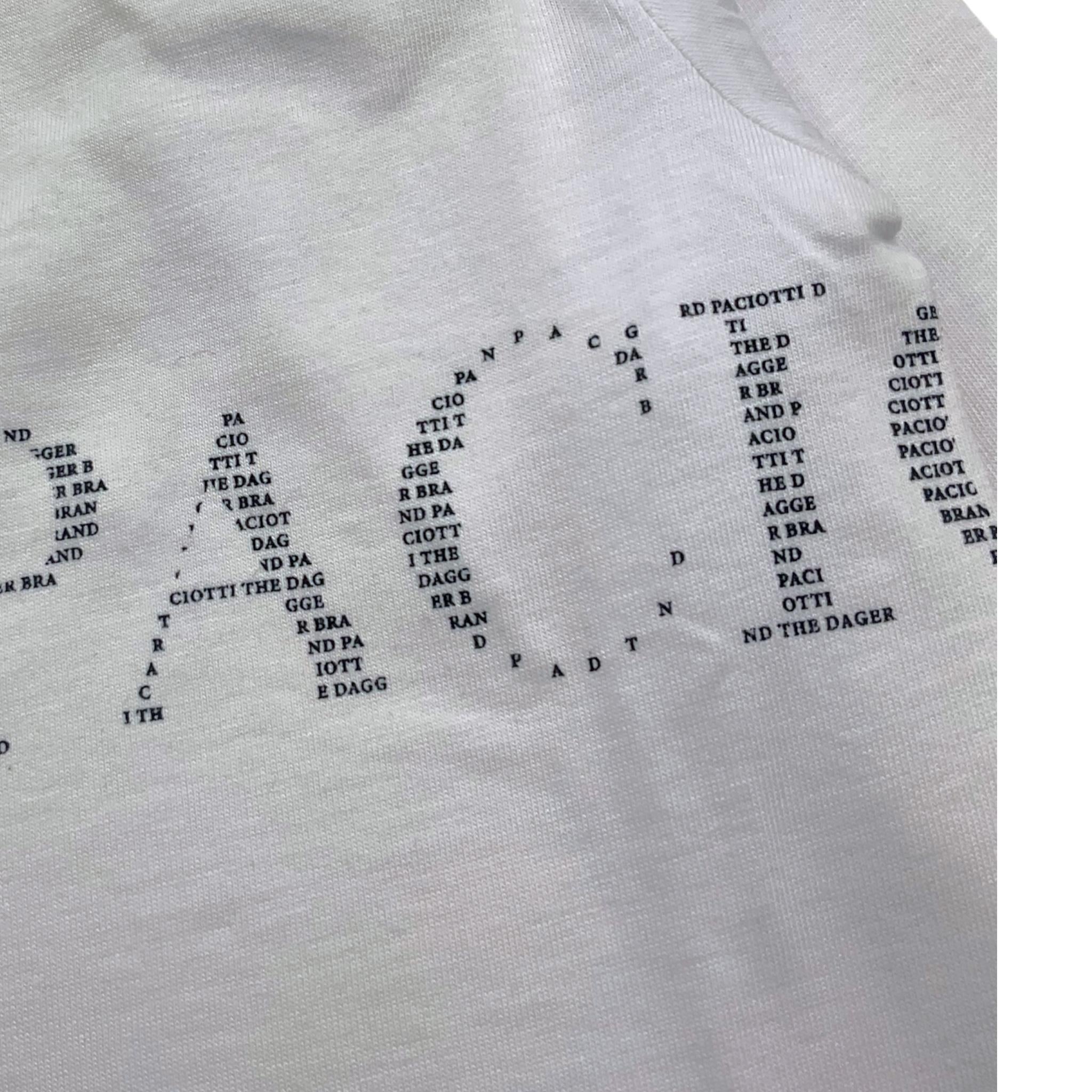 CESARE PACIOTTI shirt girocollo tinta unita con stampa Bianco per Neonato TSP5375B BIANCO CESARE PACIOTTI