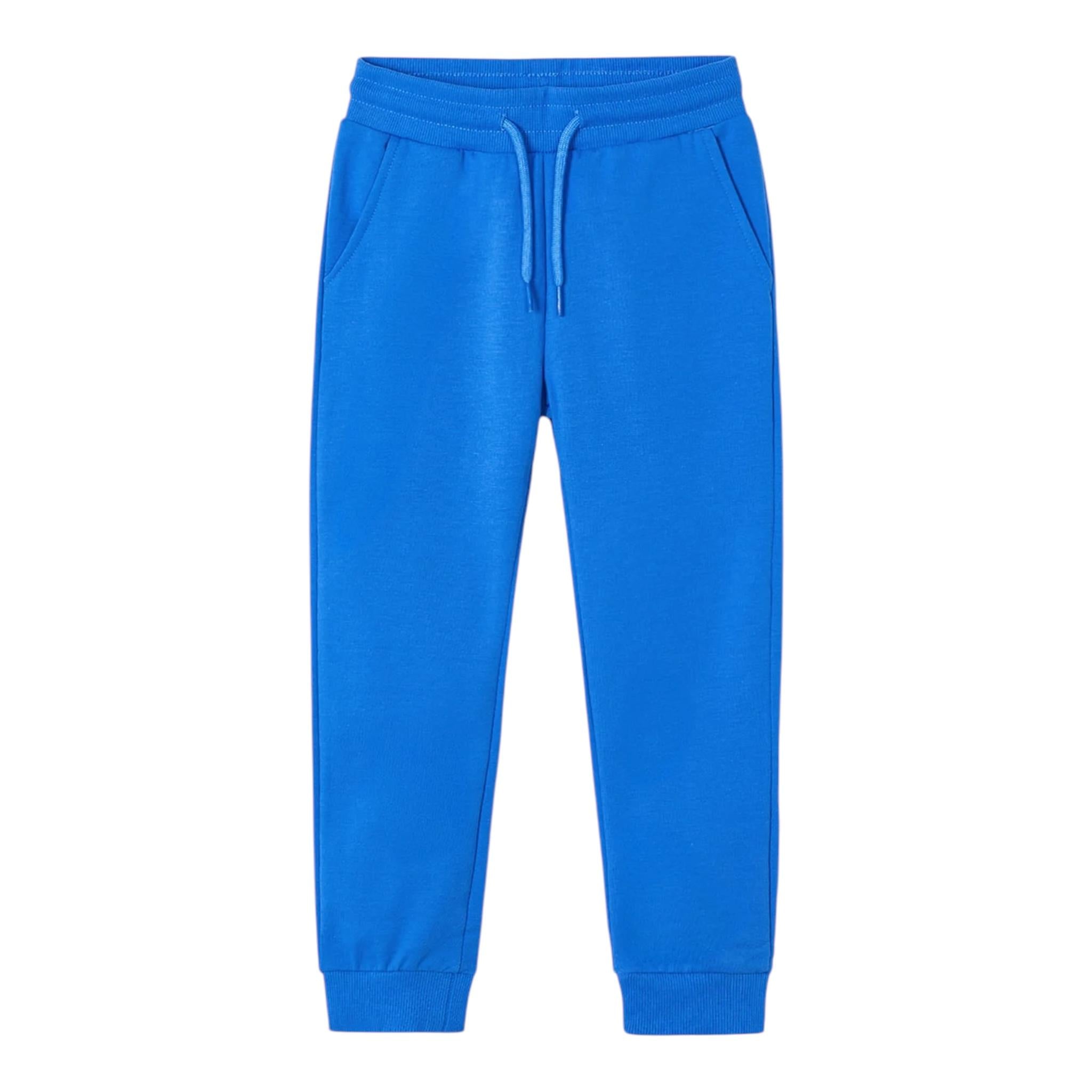 MAYORAL pantalone tuta tinta unita con elastico in vita Cobalto per Bambino 725 COBALTO MAYORAL