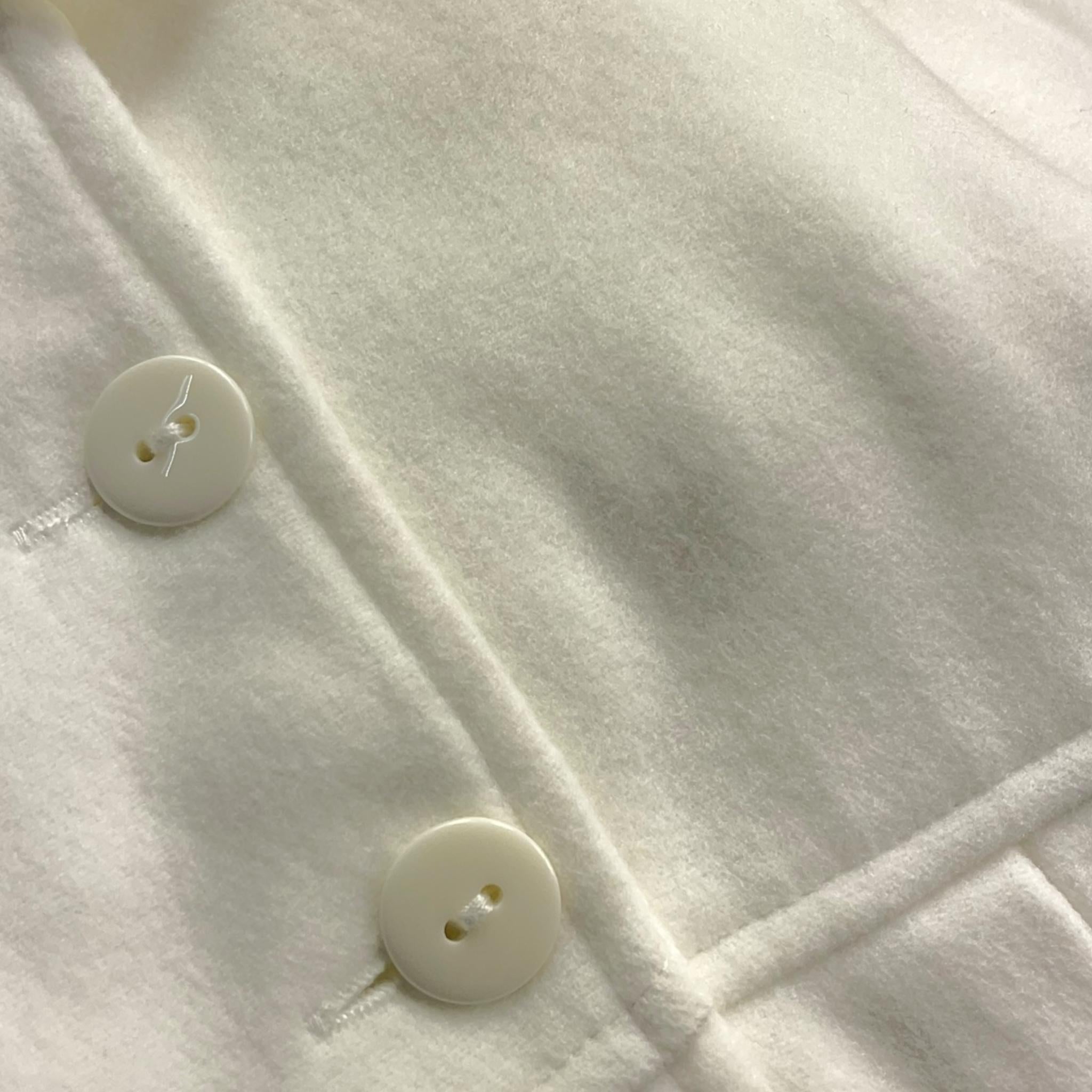 MINI BANDA cappotto tinta unita con pelliccia Bianco per Neonata 5717 BIANCO MINI BANDA