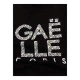 GAELLE felpa chiusa girocollo tinta unita cn stampa logo Nero per Bambina 2741F00318X NERO GAELLE