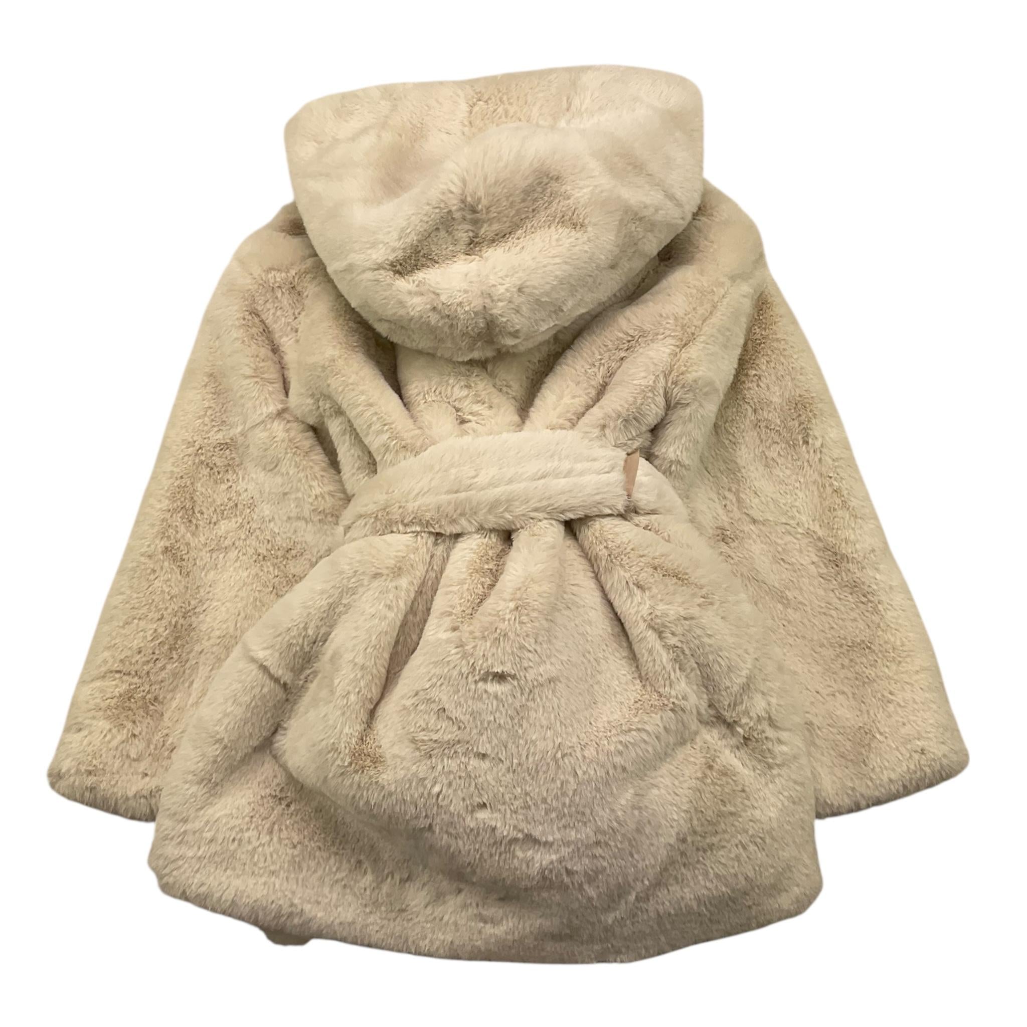 MAGIL pelliccia tinta unita con cappuccio Beige per Bambina GN23106 BEIGE MAGIL